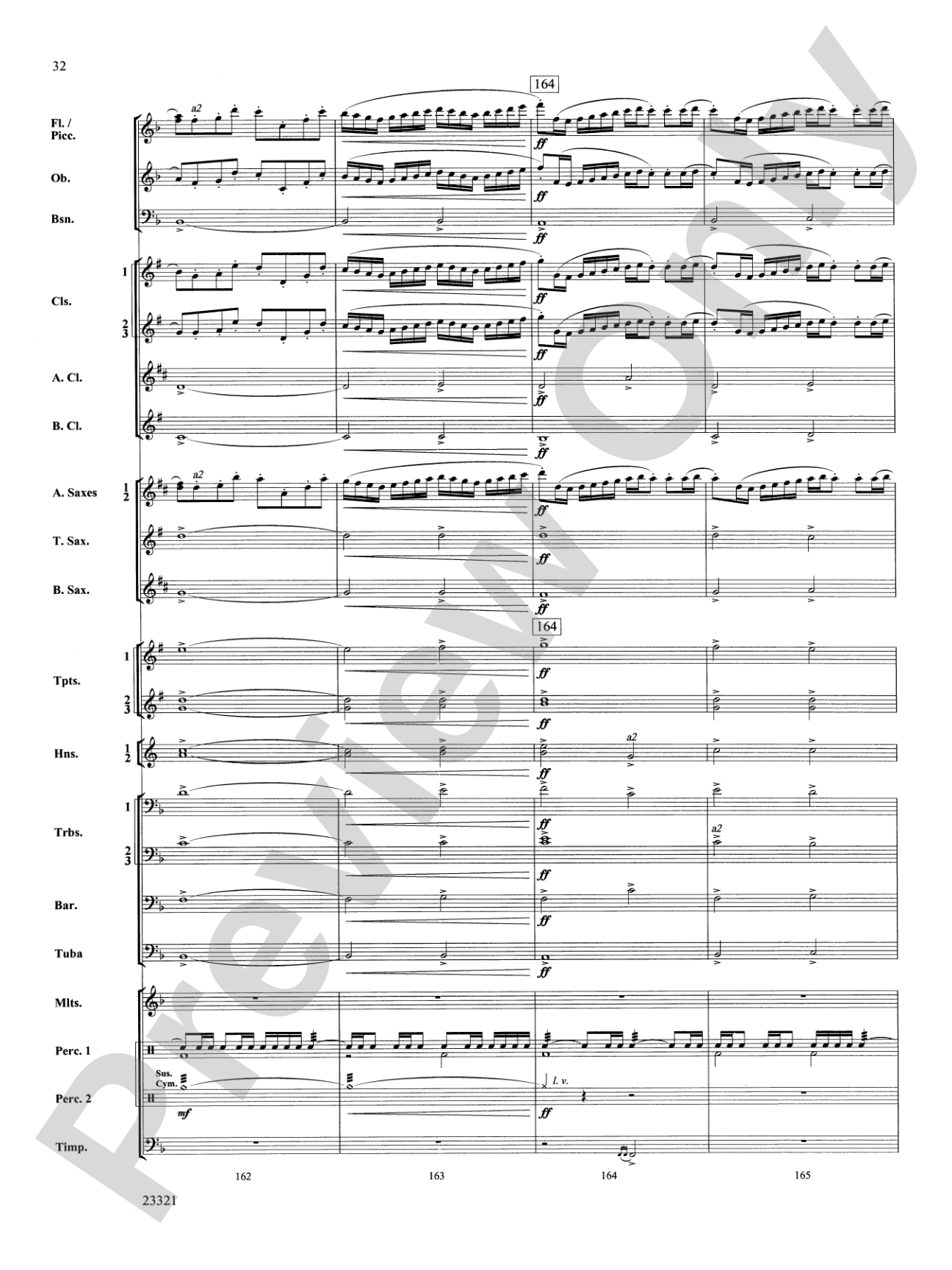 Pride of the Grenadiers: Concert Band Conductor Score & Parts