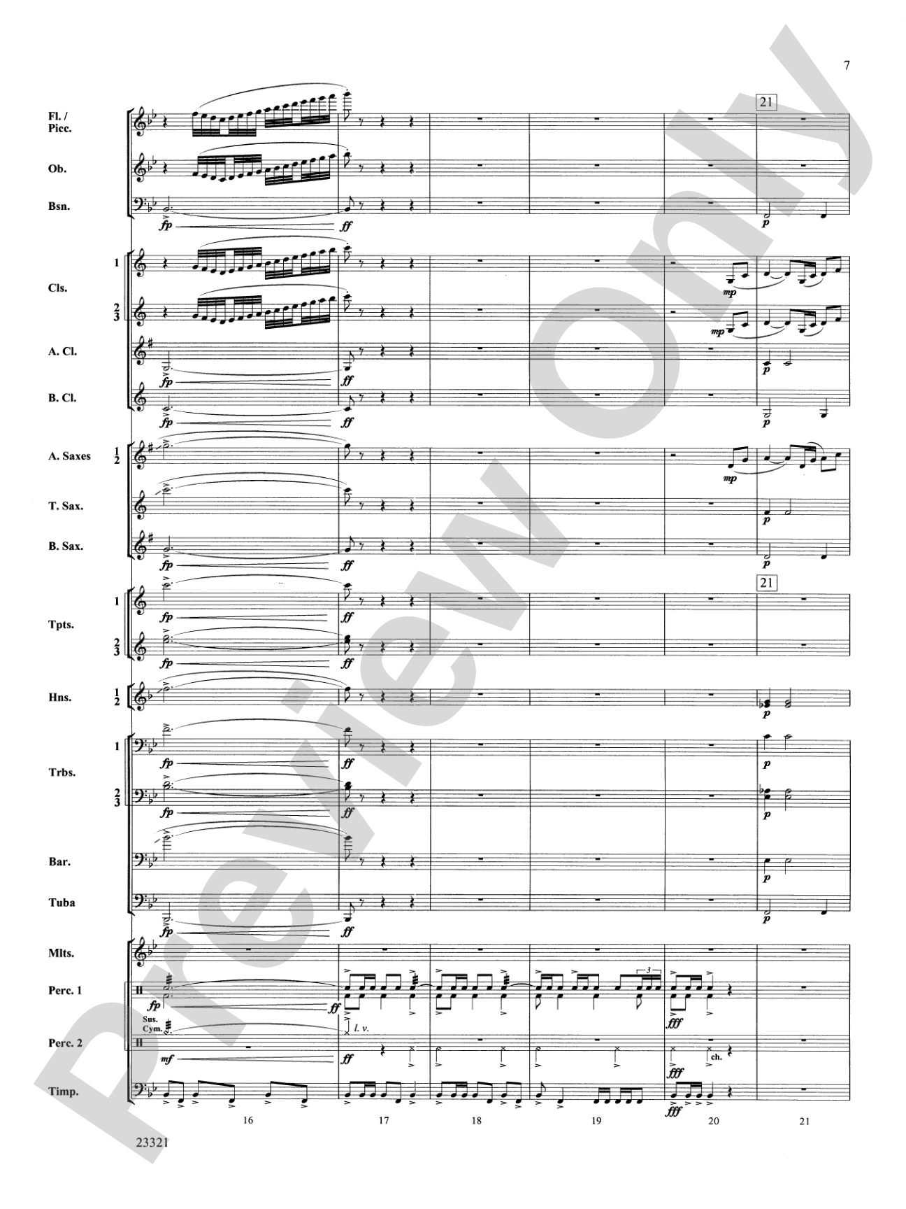 Pride of the Grenadiers: Concert Band Conductor Score & Parts