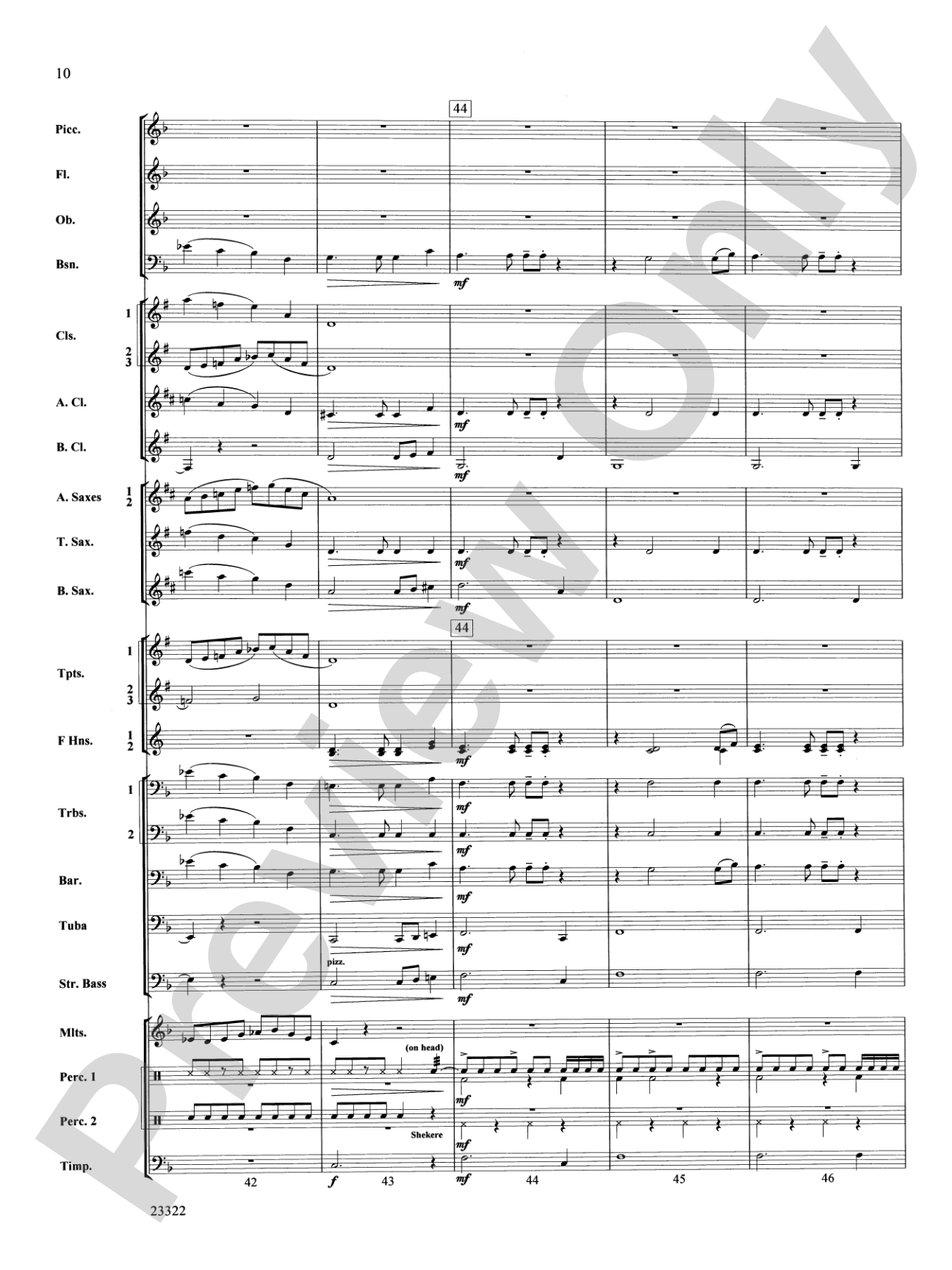 Cheyenne Cañon: Concert Band Conductor Score & Parts