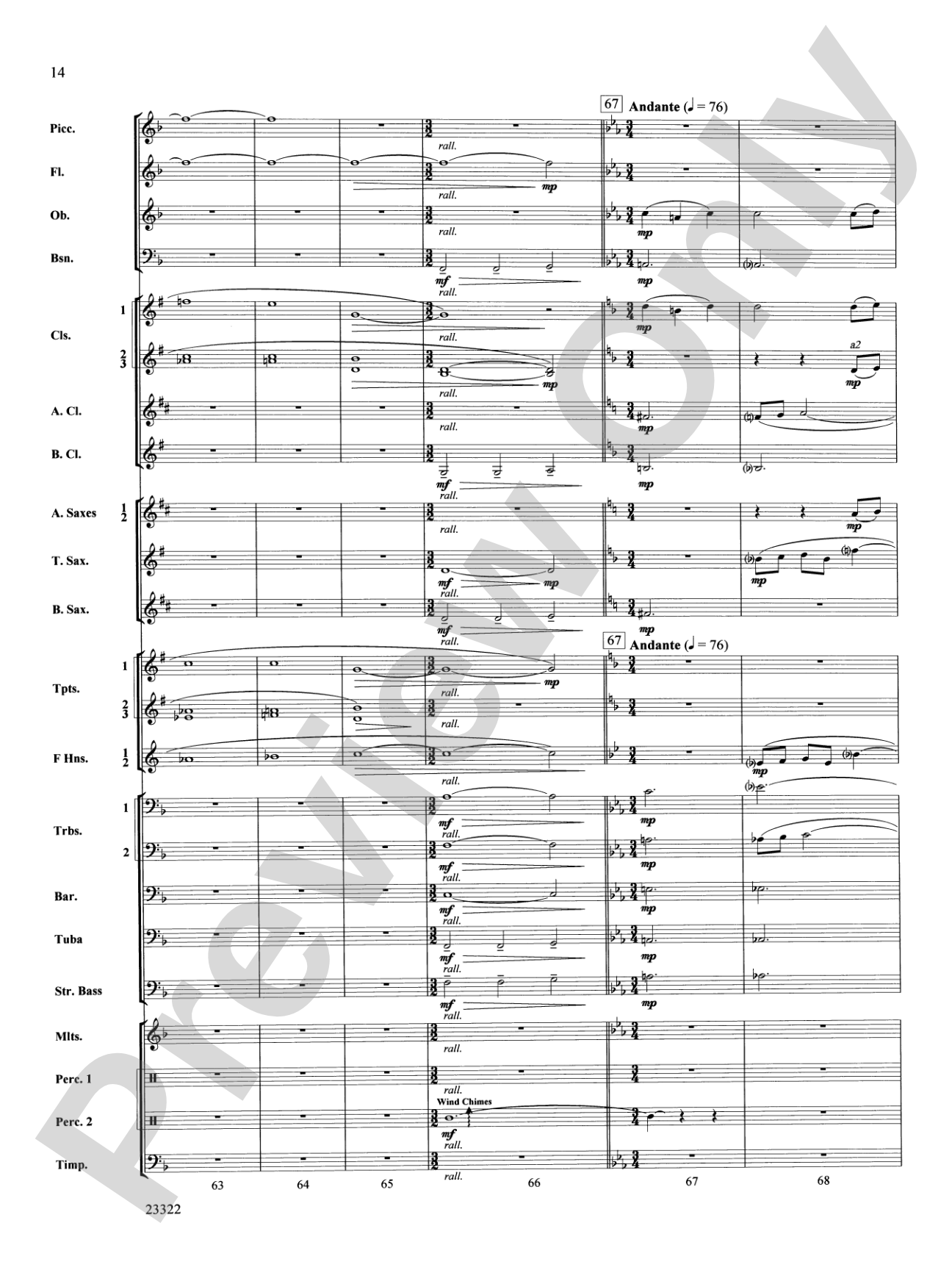 Cheyenne Cañon: Concert Band Conductor Score & Parts
