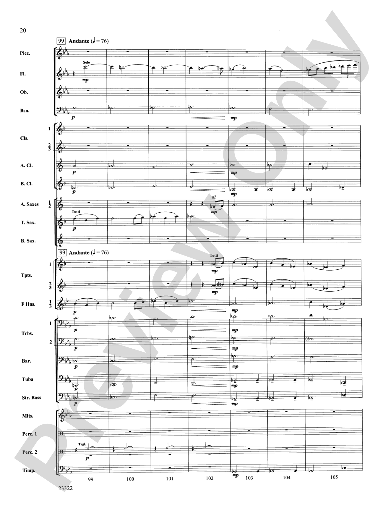 Cheyenne Cañon: Concert Band Conductor Score & Parts