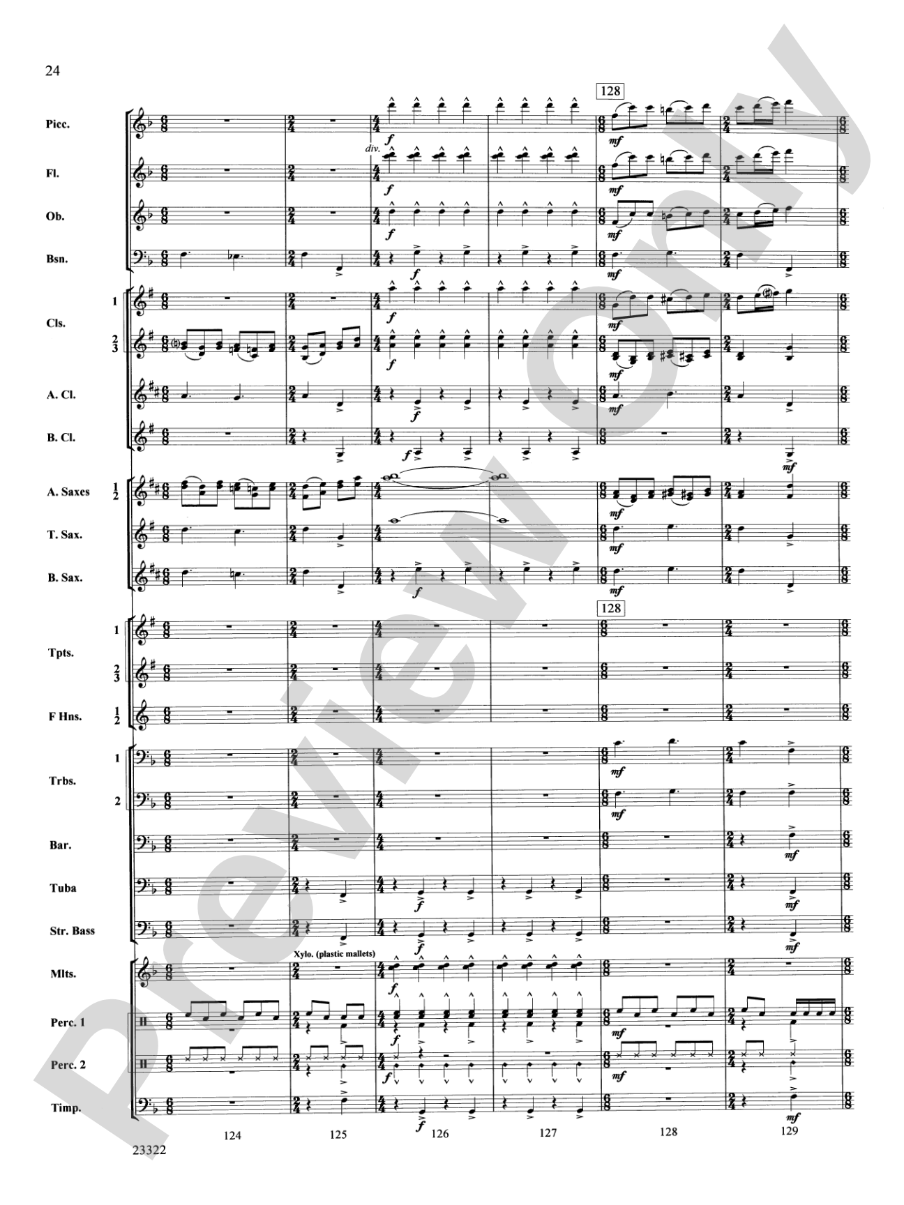Cheyenne Cañon: Concert Band Conductor Score & Parts
