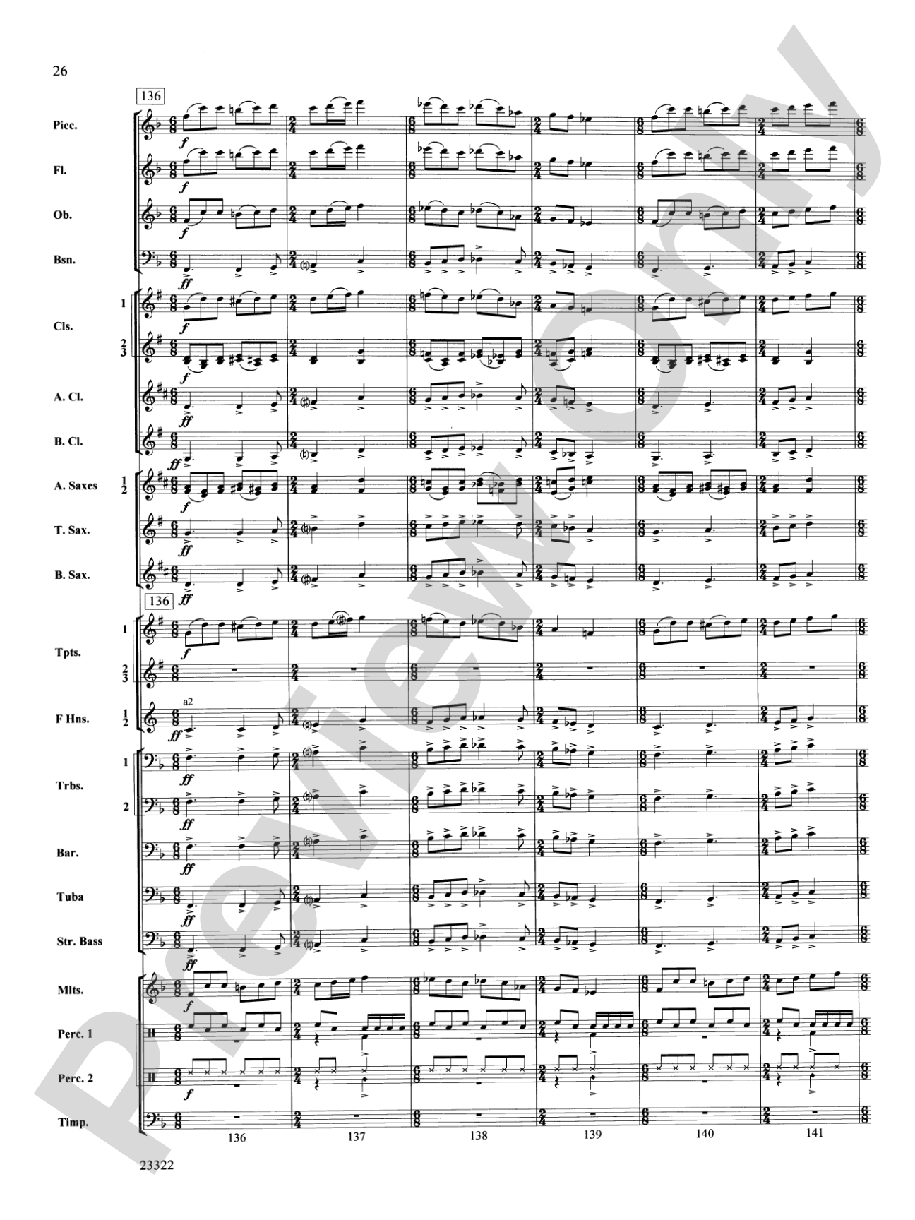 Cheyenne Cañon: Concert Band Conductor Score & Parts