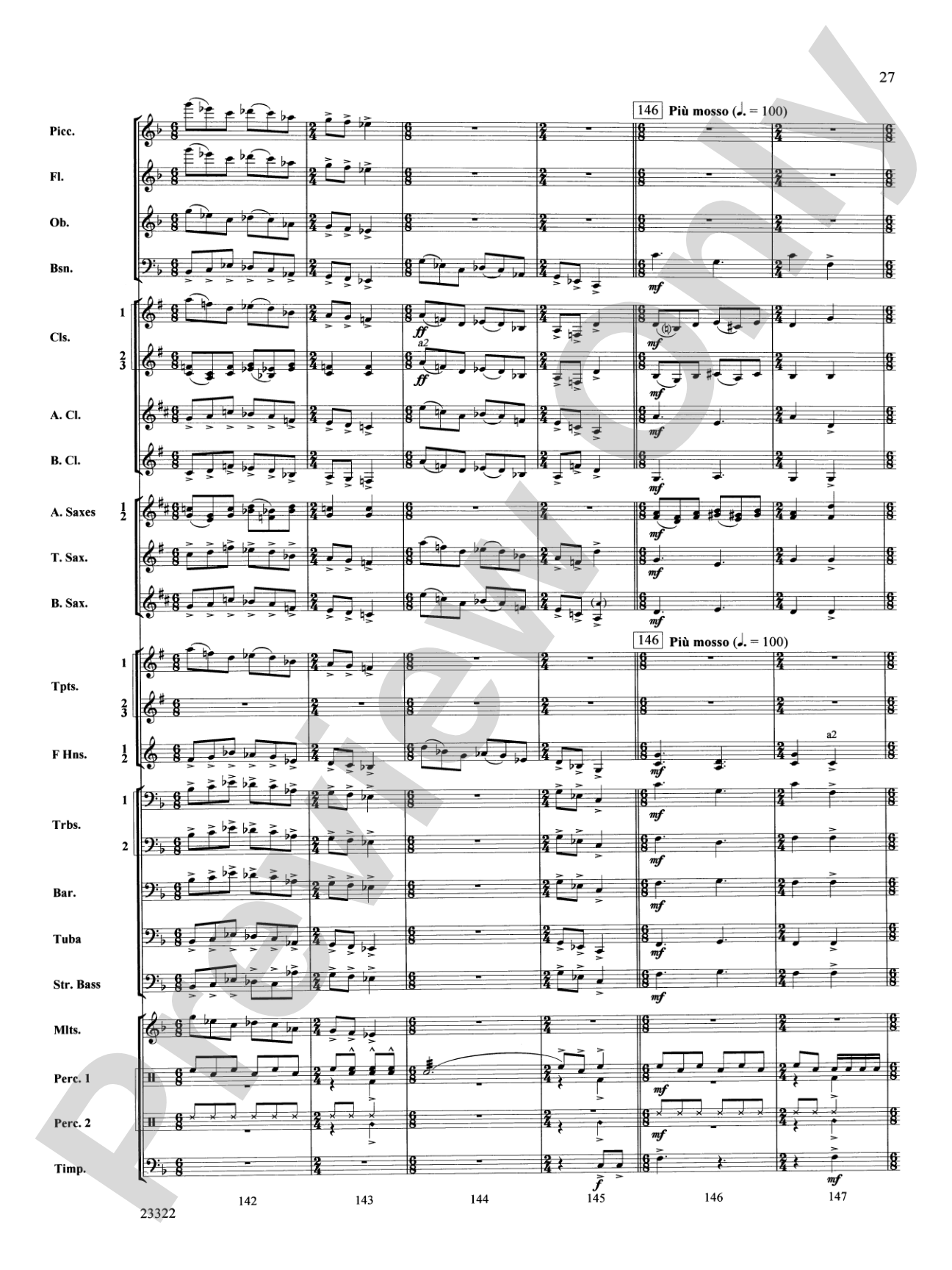 Cheyenne Cañon: Concert Band Conductor Score & Parts