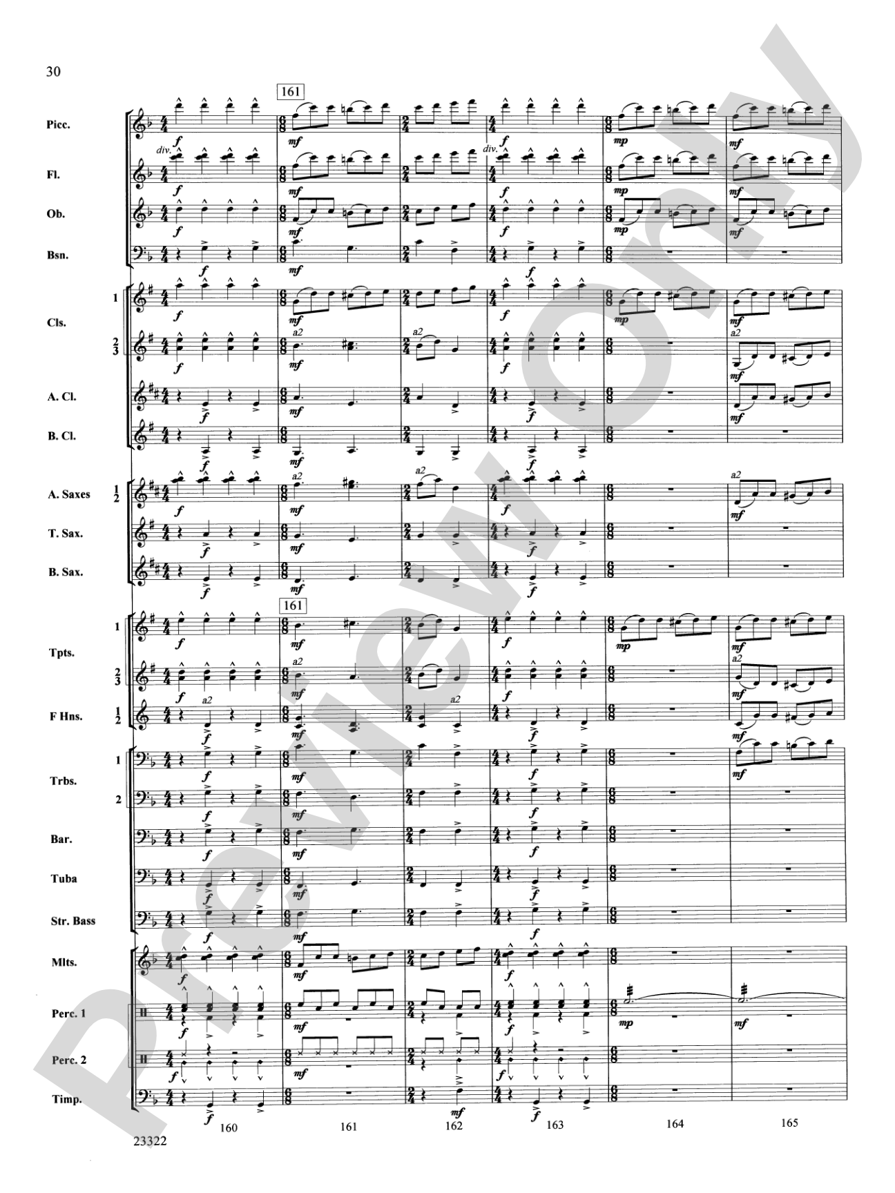 Cheyenne Cañon: Concert Band Conductor Score & Parts