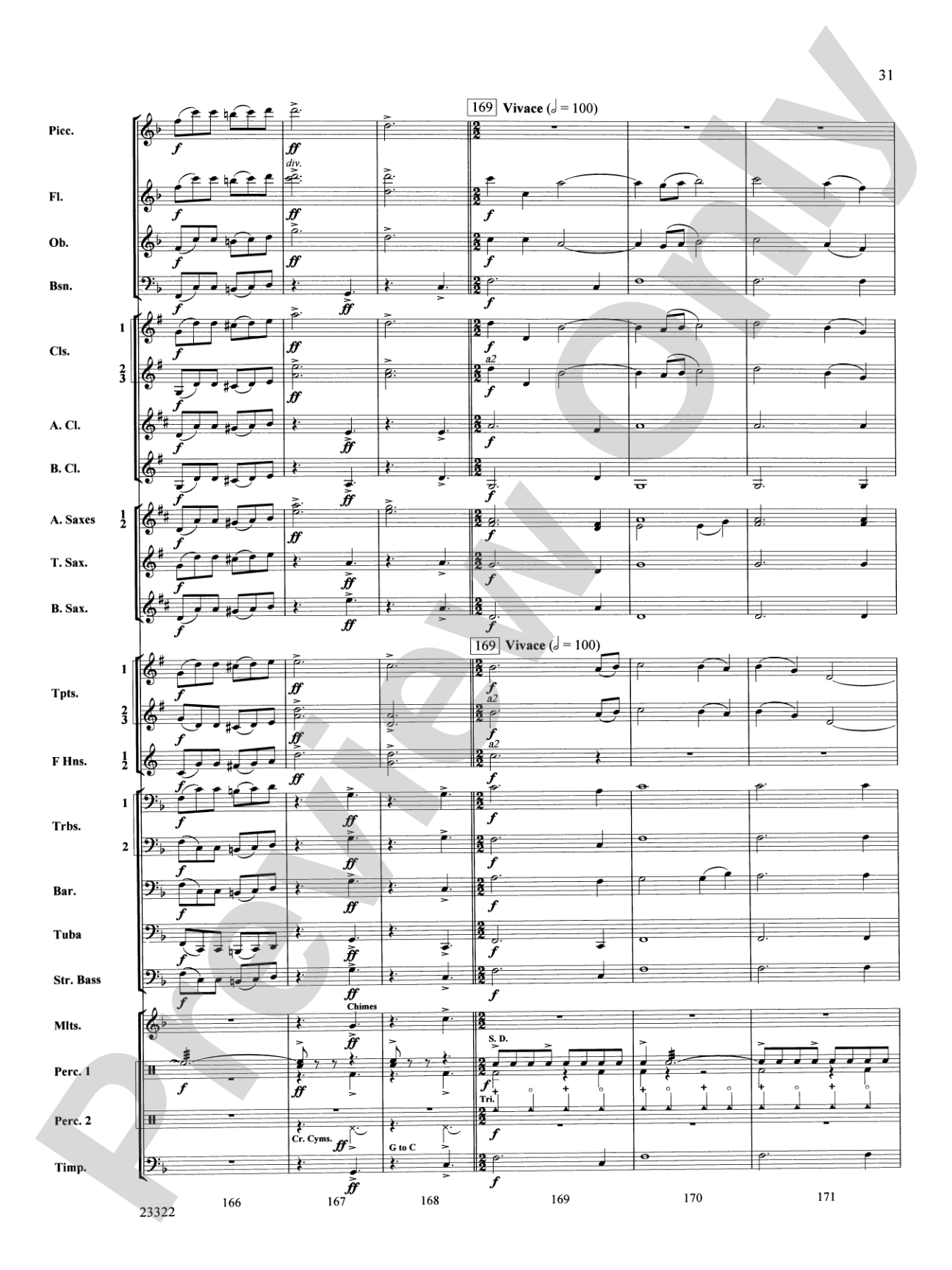 Cheyenne Cañon: Concert Band Conductor Score & Parts