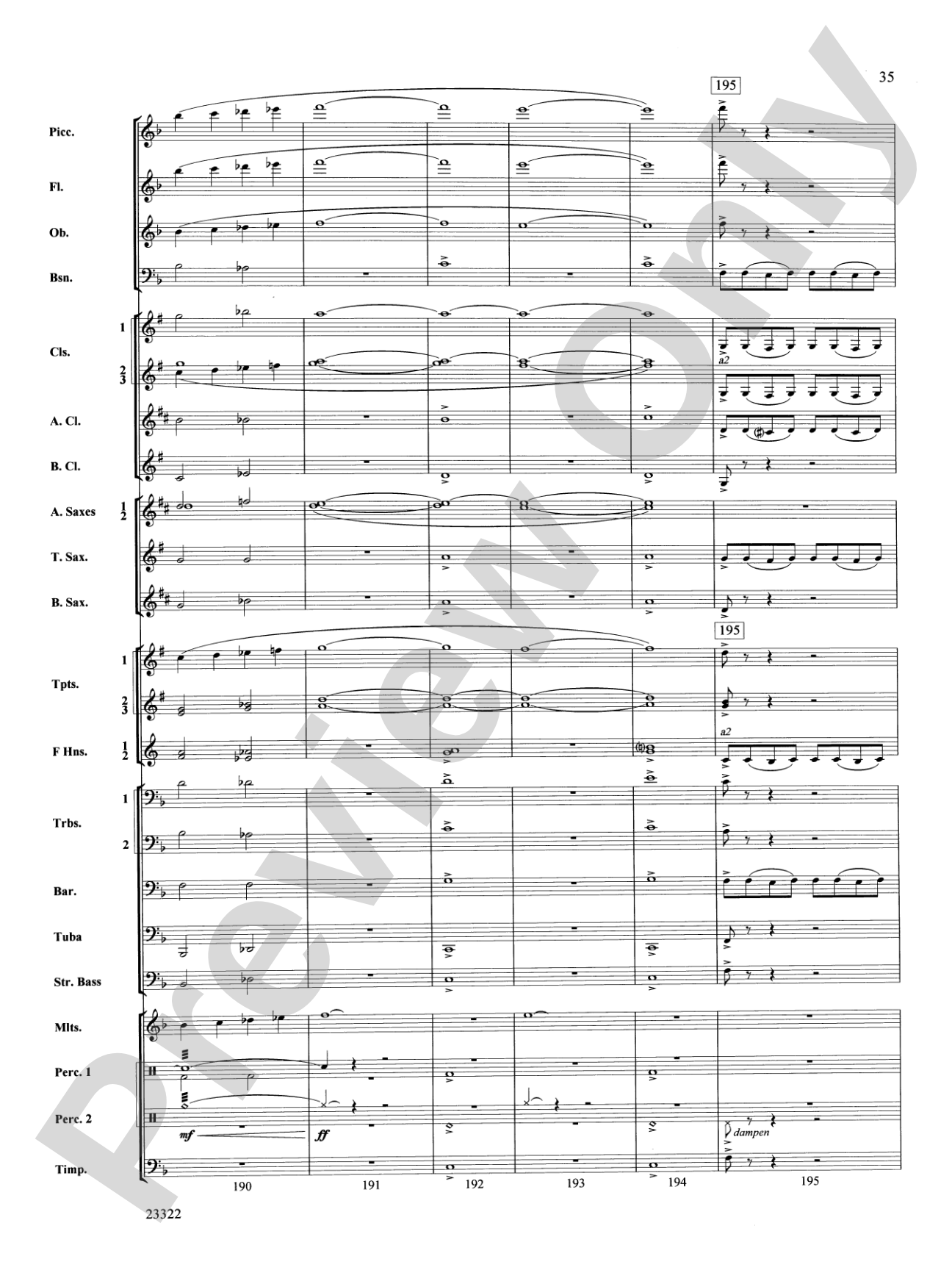 Cheyenne Cañon: Concert Band Conductor Score & Parts