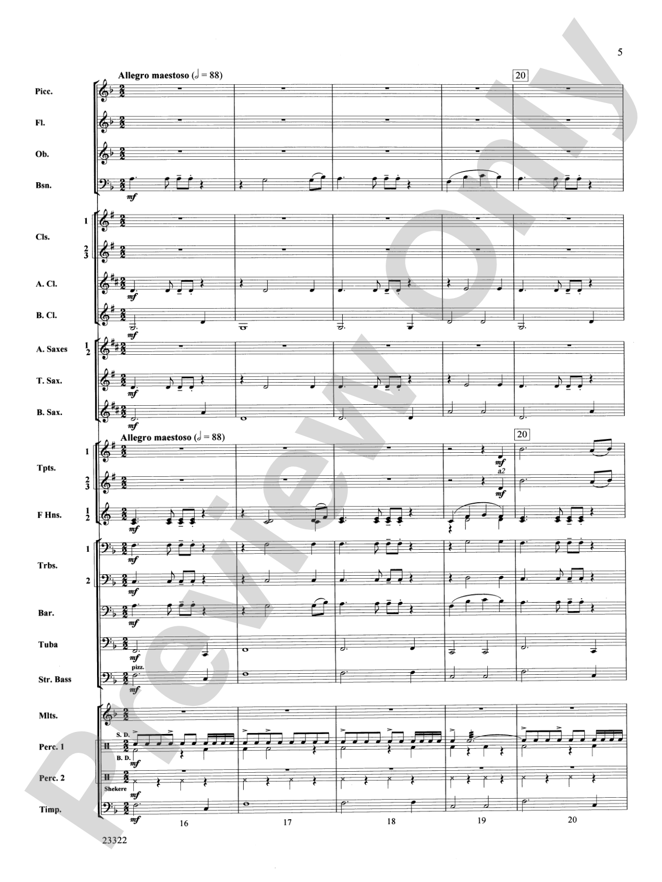 Cheyenne Cañon: Concert Band Conductor Score & Parts
