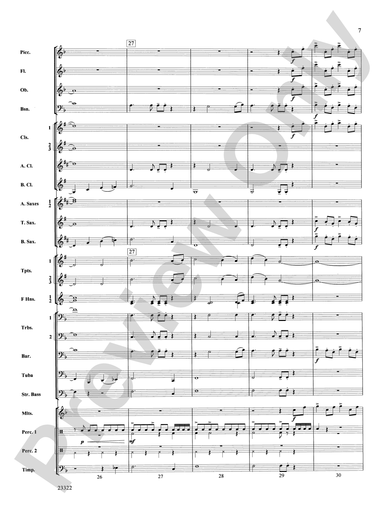 Cheyenne Cañon: Concert Band Conductor Score & Parts