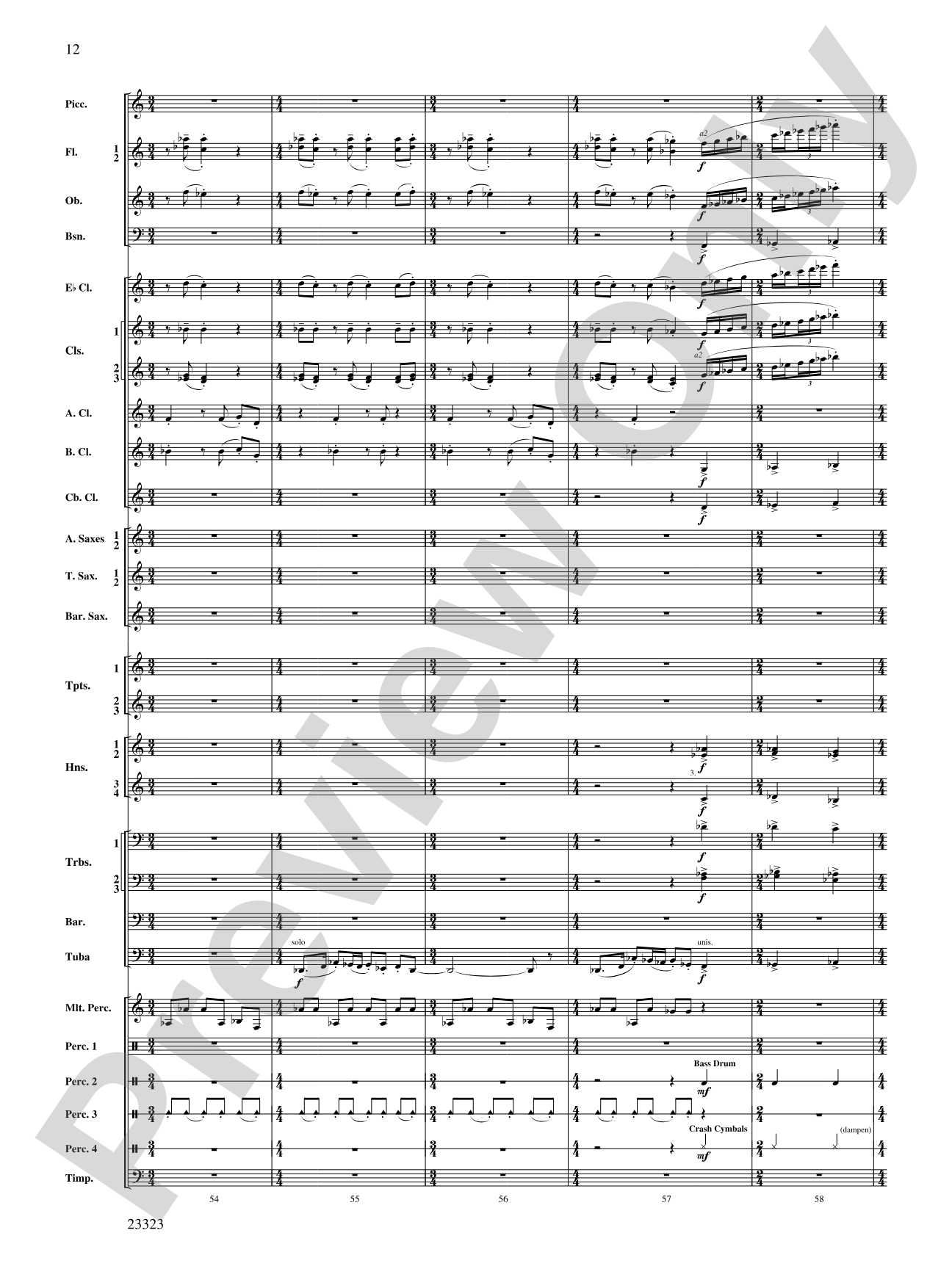 Thanksgiving: Concert Band Conductor Score & Parts