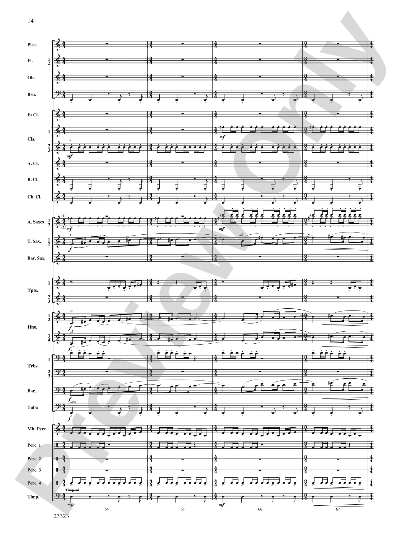Thanksgiving: Concert Band Conductor Score & Parts