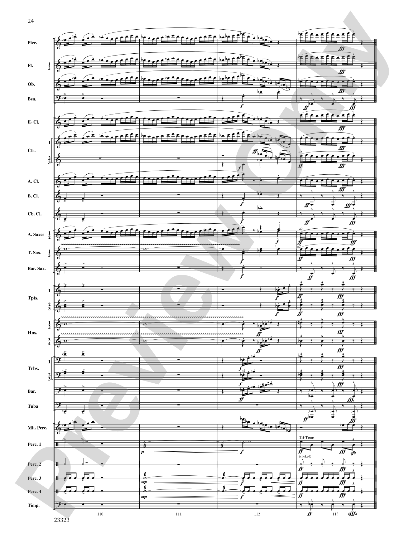 Thanksgiving: Concert Band Conductor Score & Parts