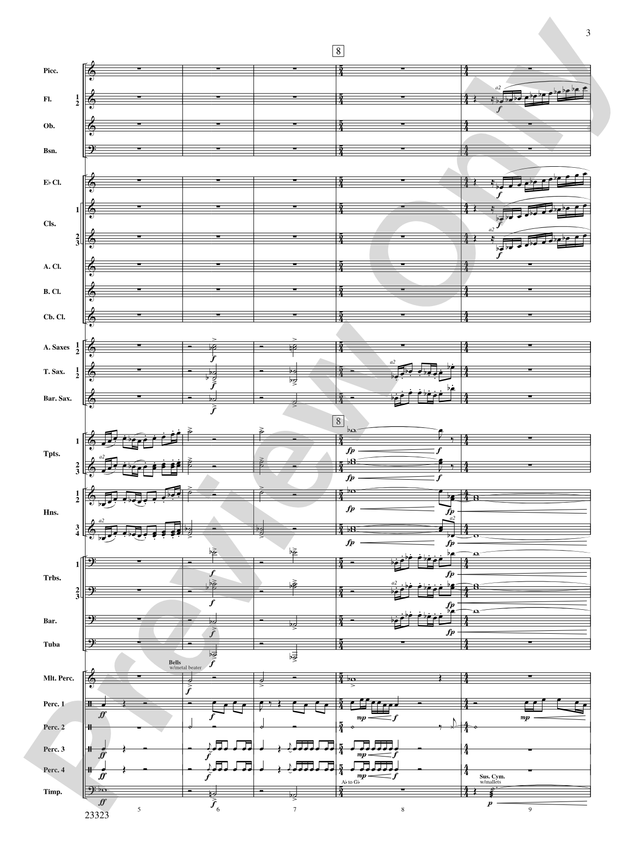 Thanksgiving: Concert Band Conductor Score & Parts