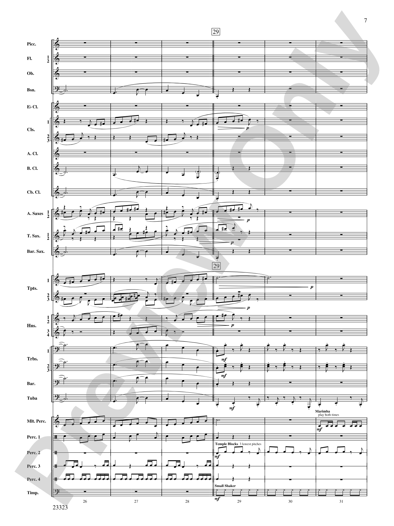 Thanksgiving: Concert Band Conductor Score & Parts