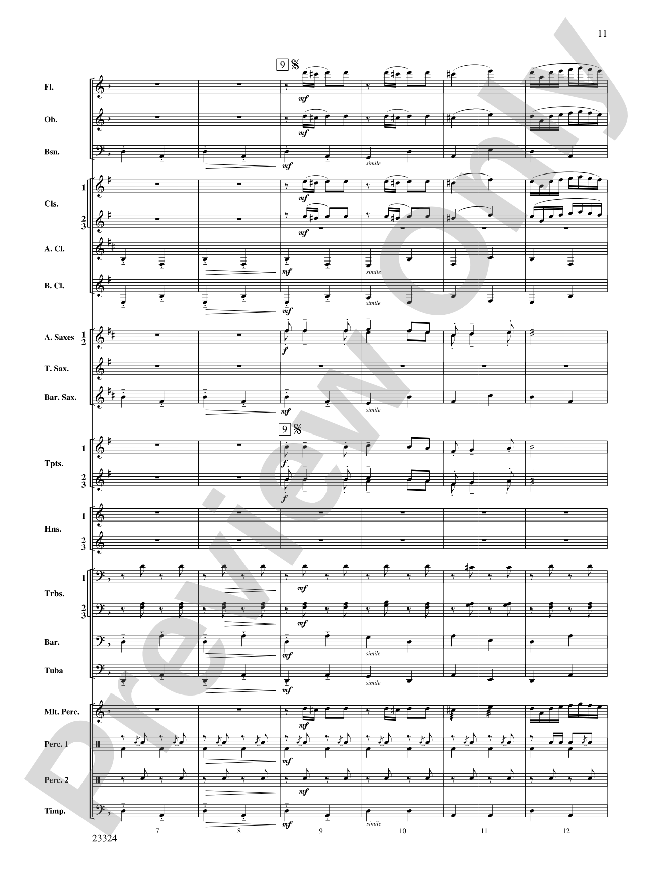 Two Russian Sketches: Concert Band Conductor Score & Parts