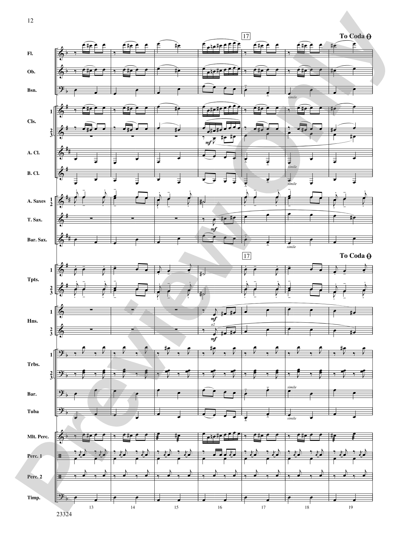 Two Russian Sketches: Concert Band Conductor Score & Parts