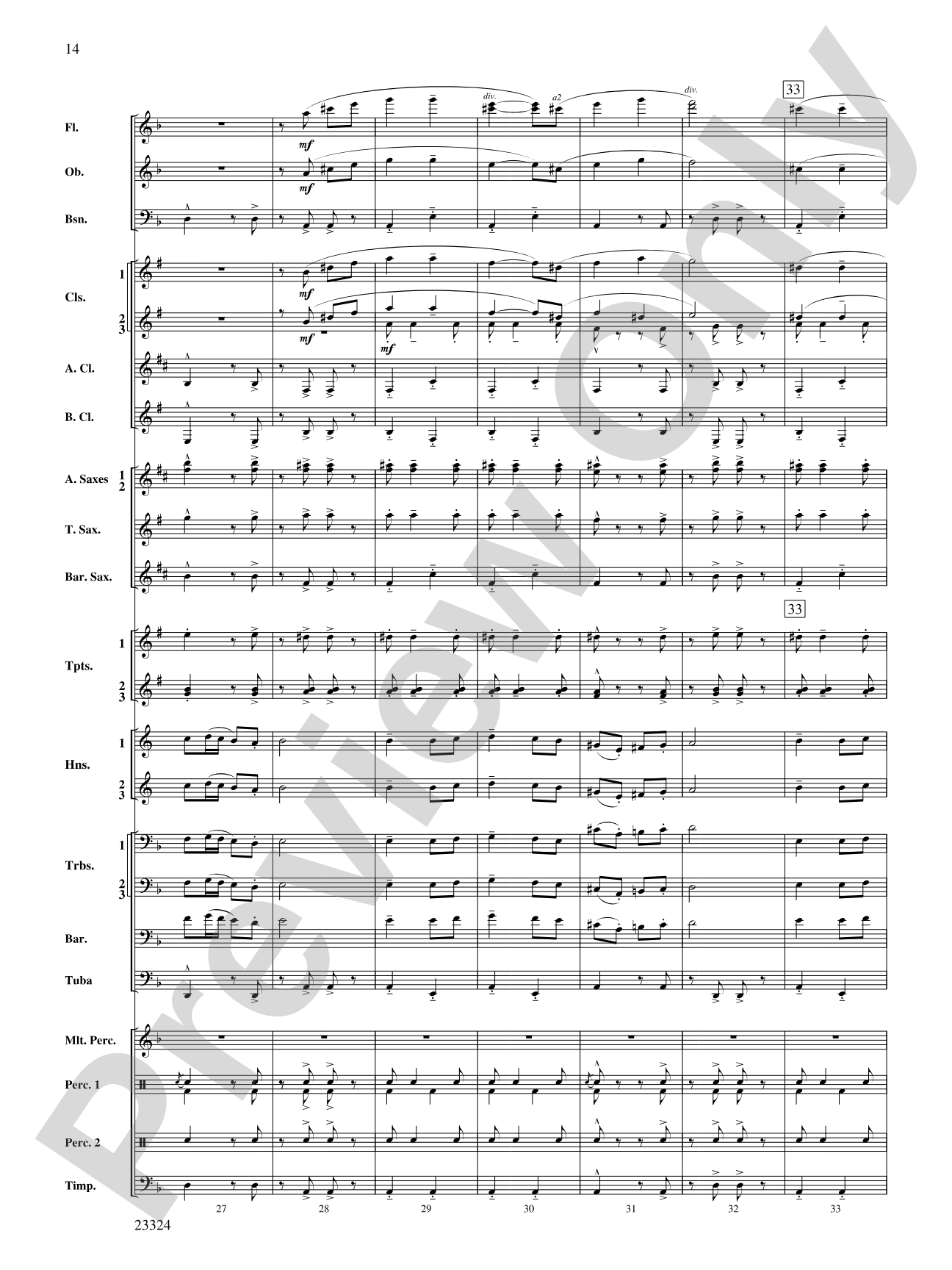 Two Russian Sketches: Concert Band Conductor Score & Parts