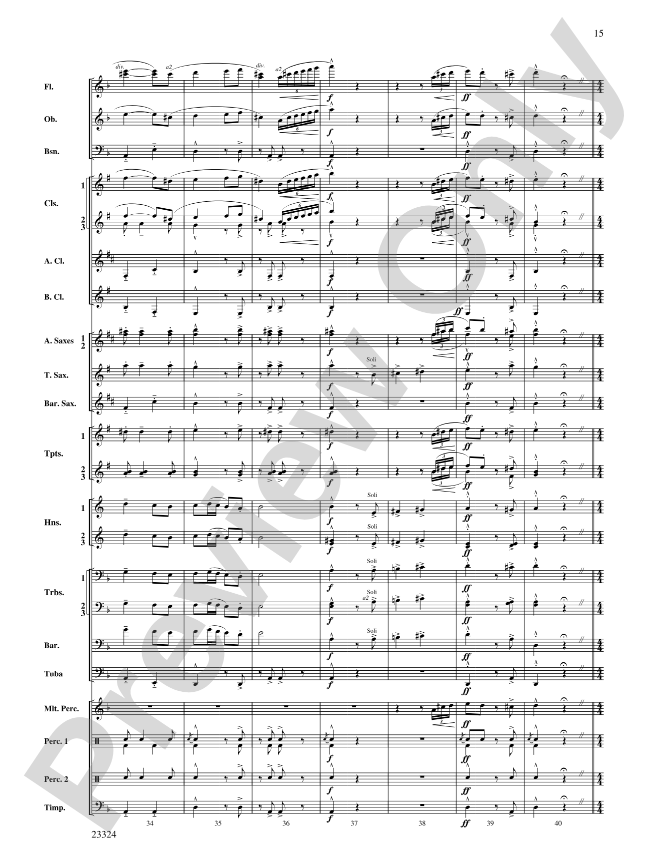 Two Russian Sketches: Concert Band Conductor Score & Parts