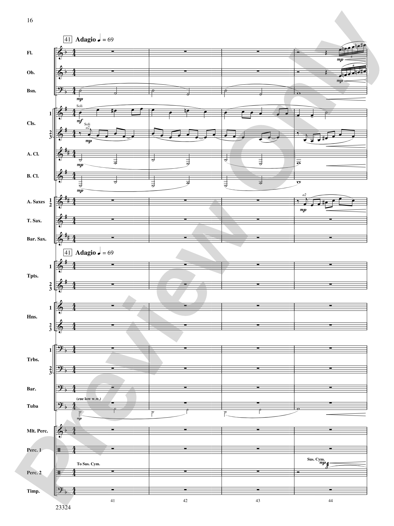 Two Russian Sketches: Concert Band Conductor Score & Parts