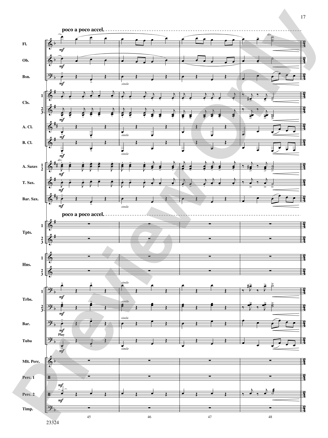 Two Russian Sketches: Concert Band Conductor Score & Parts