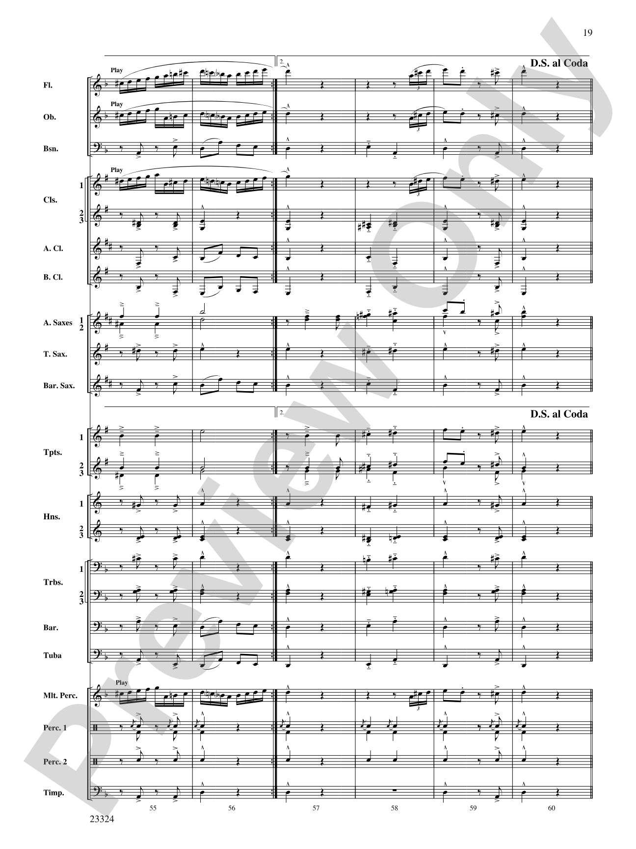 Two Russian Sketches: Concert Band Conductor Score & Parts