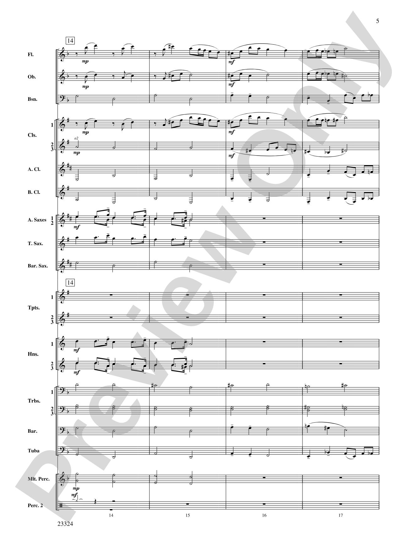 Two Russian Sketches: Concert Band Conductor Score & Parts