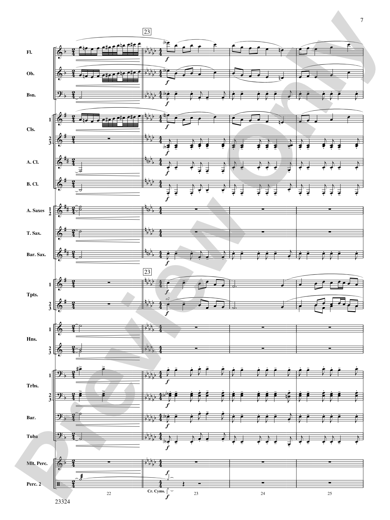 Two Russian Sketches: Concert Band Conductor Score & Parts