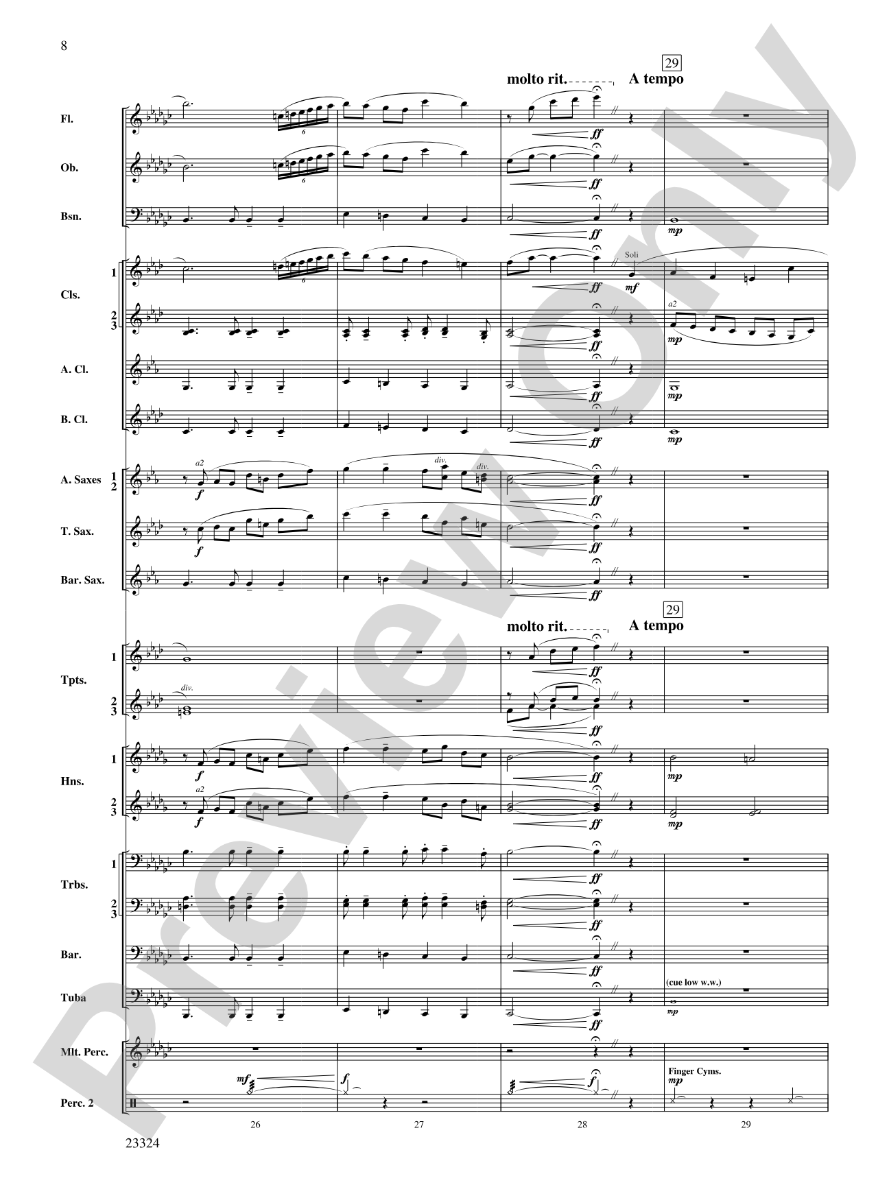 Two Russian Sketches: Concert Band Conductor Score & Parts