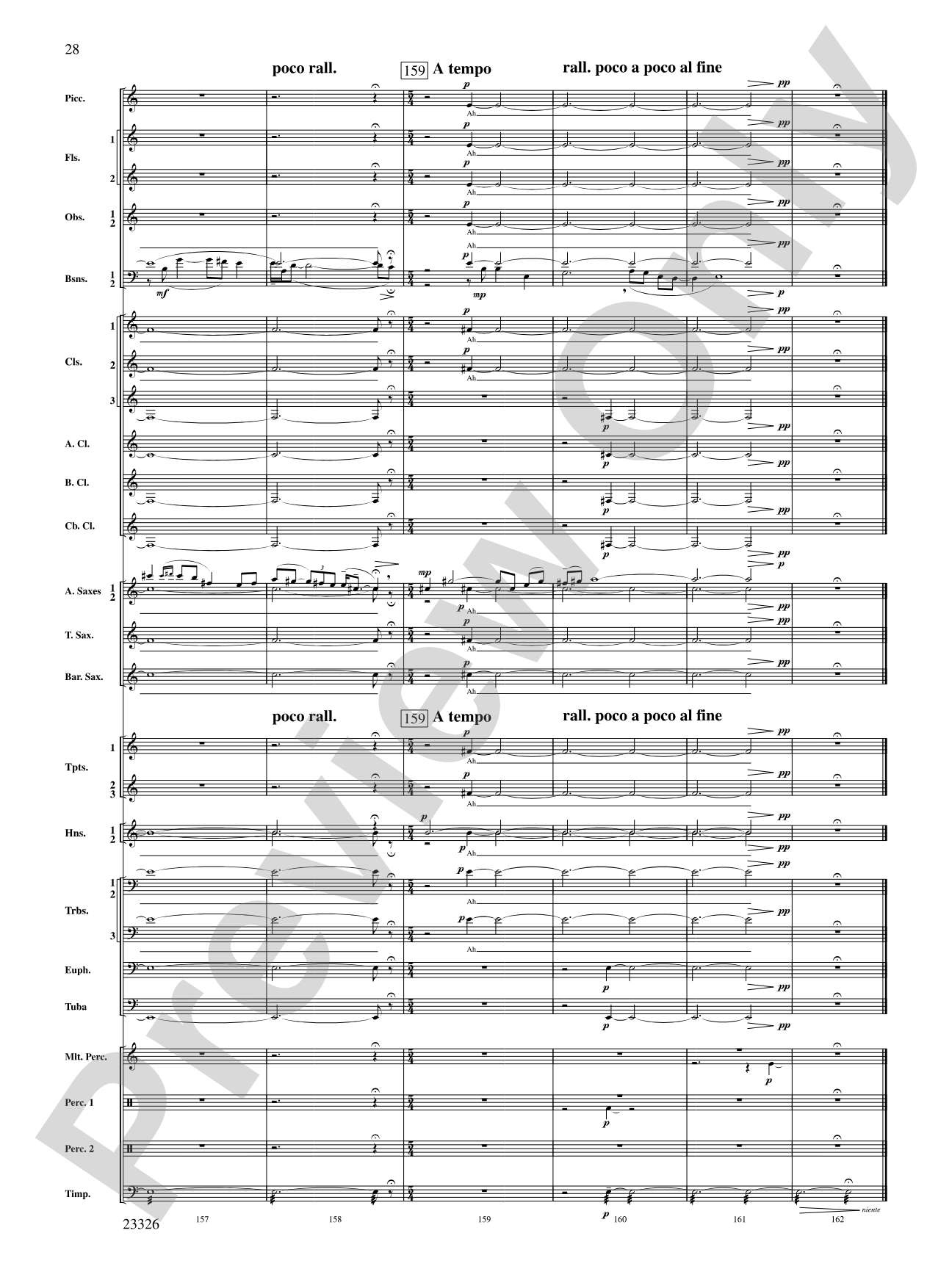 Fantasia (on "Black Is the Color of My True Love's Hair"): Concert Band Conductor Score & Parts