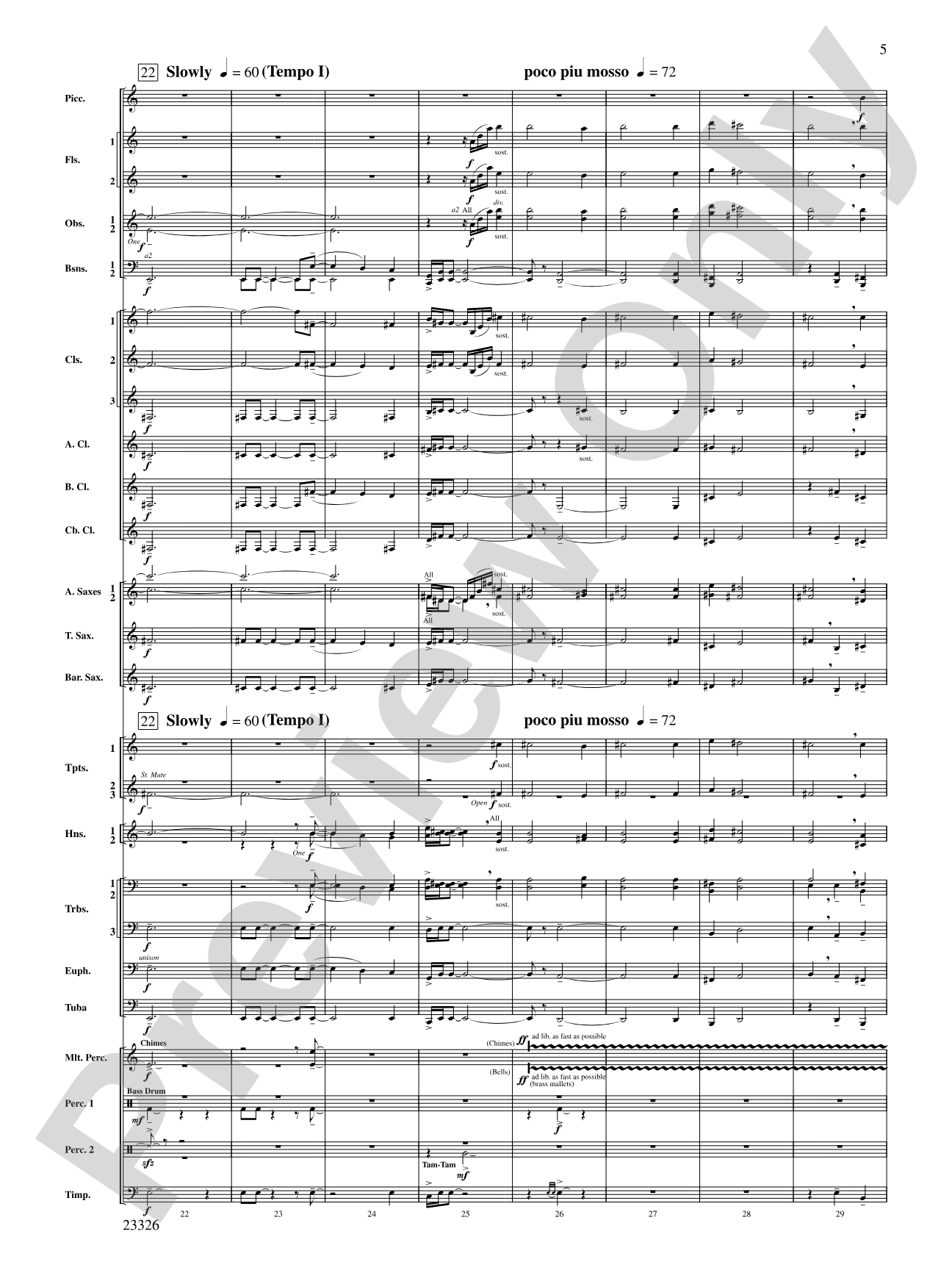 Fantasia (on "Black Is the Color of My True Love's Hair"): Concert Band Conductor Score & Parts