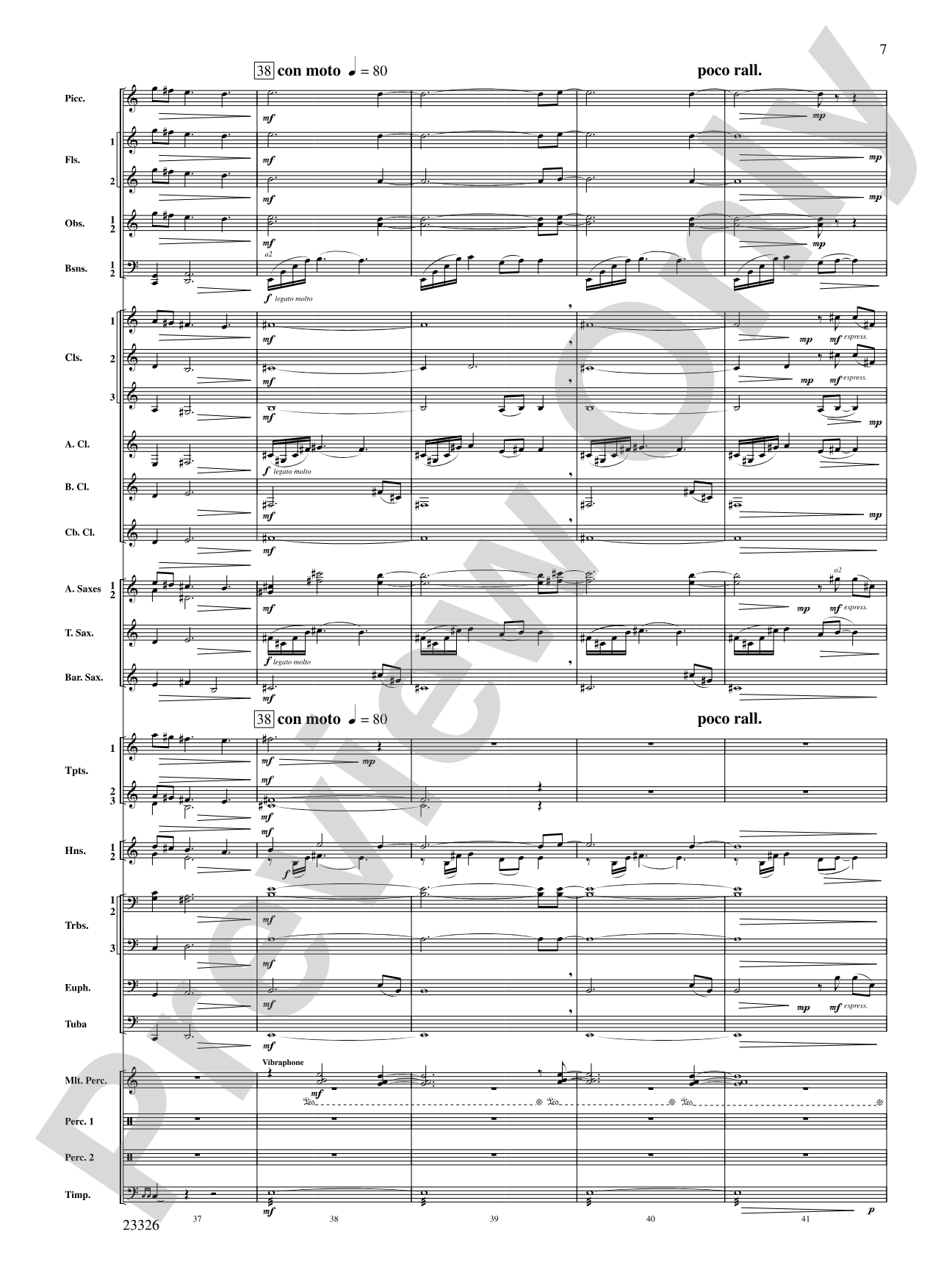Fantasia (on "Black Is the Color of My True Love's Hair"): Concert Band Conductor Score & Parts