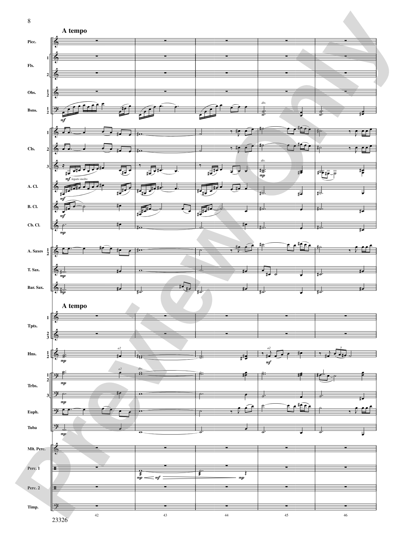 Fantasia (on "Black Is the Color of My True Love's Hair"): Concert Band Conductor Score & Parts