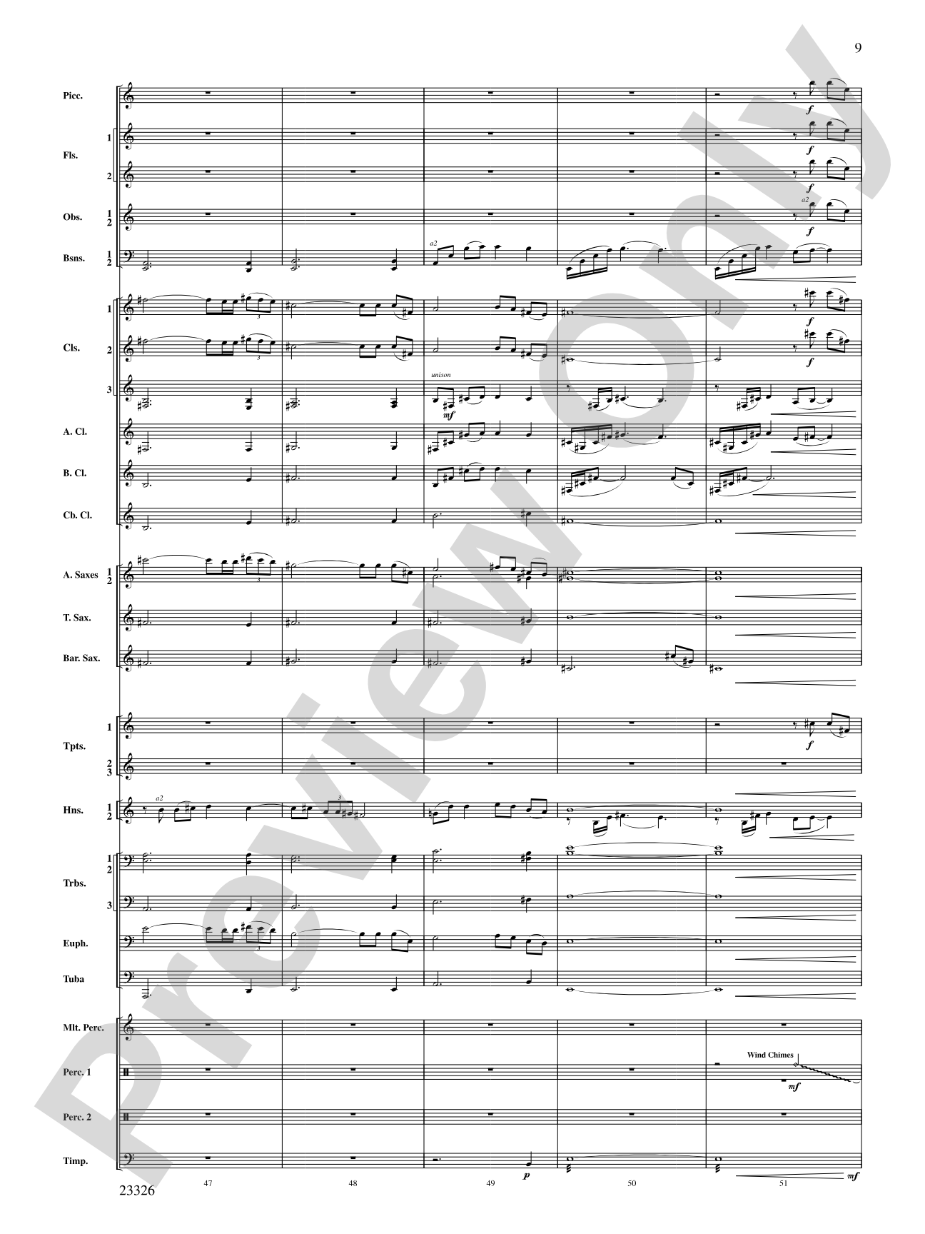 Fantasia (on "Black Is the Color of My True Love's Hair"): Concert Band Conductor Score & Parts
