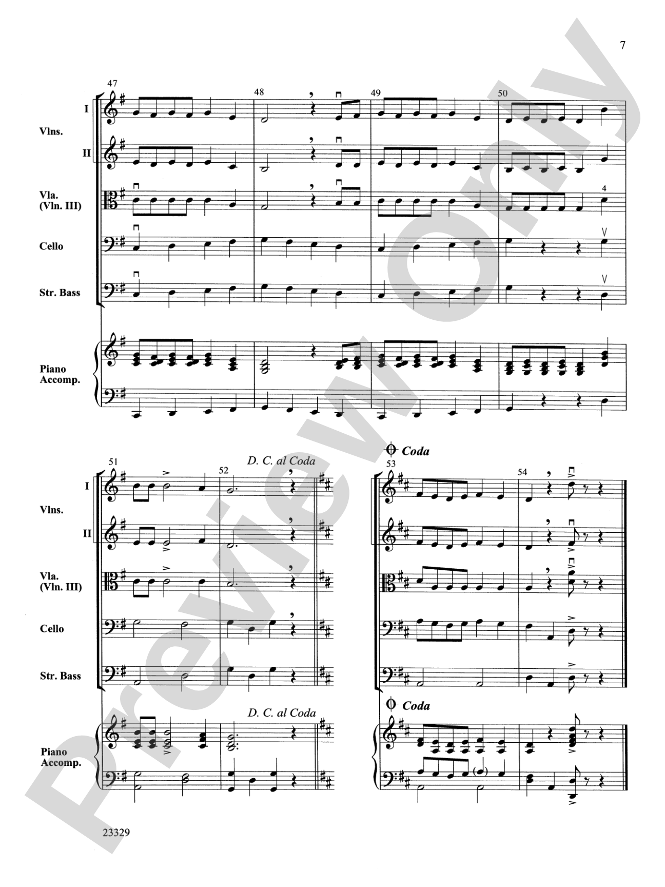 Mississippi Cakewalk: String Orchestra Conductor Score & Parts