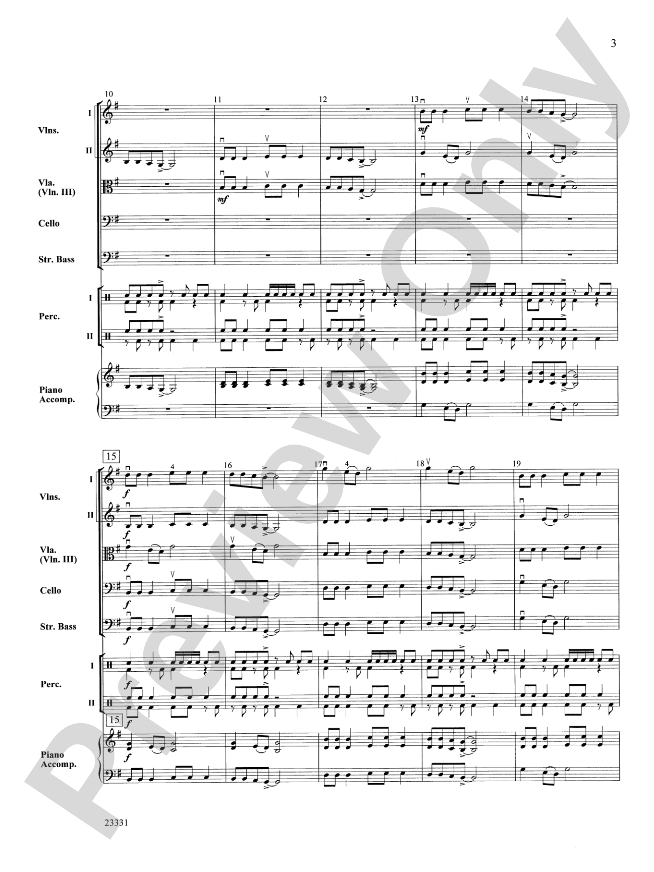 A Kwanzaa Celebration: String Orchestra Conductor Score & Parts