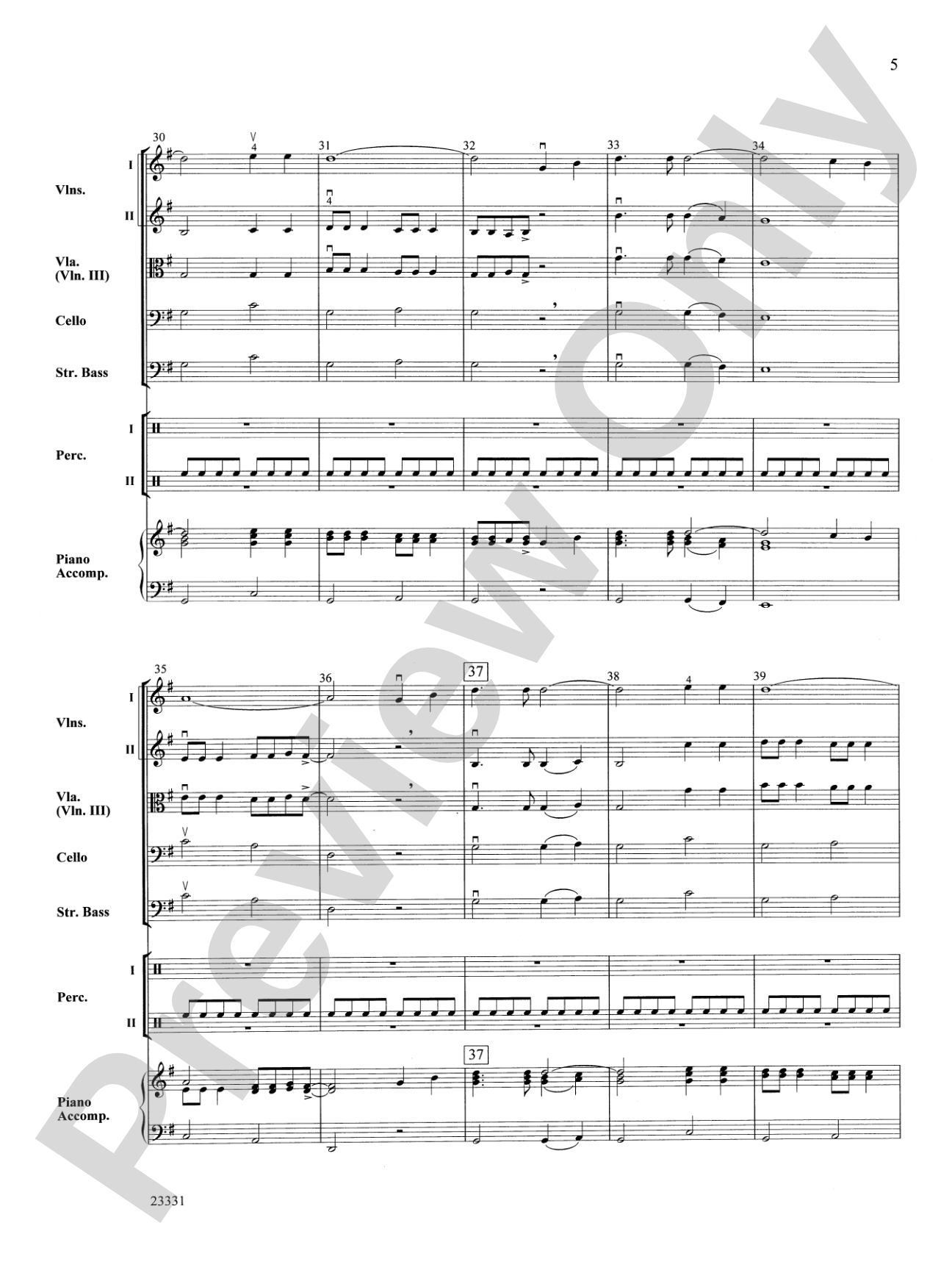 A Kwanzaa Celebration: String Orchestra Conductor Score & Parts