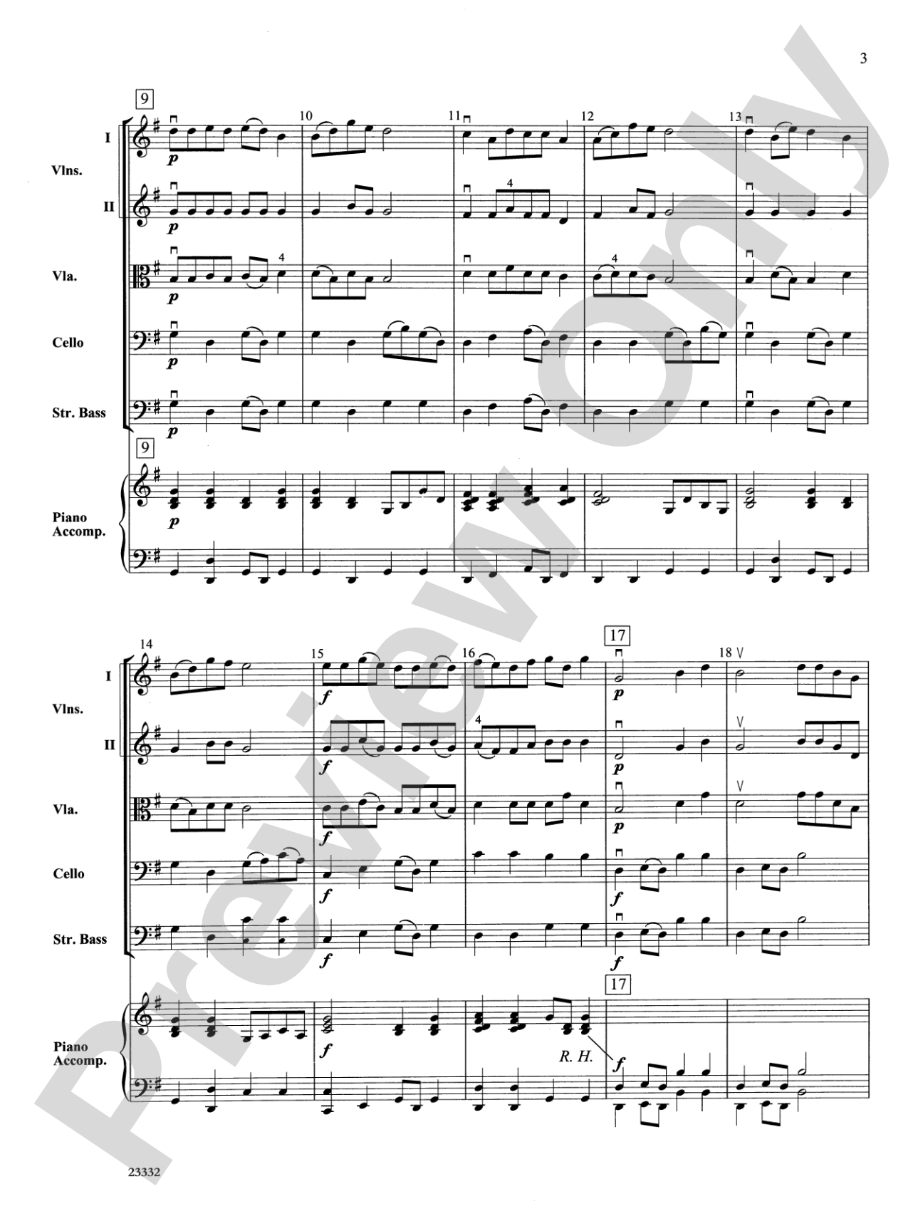 Scherzando: String Orchestra Conductor Score & Parts