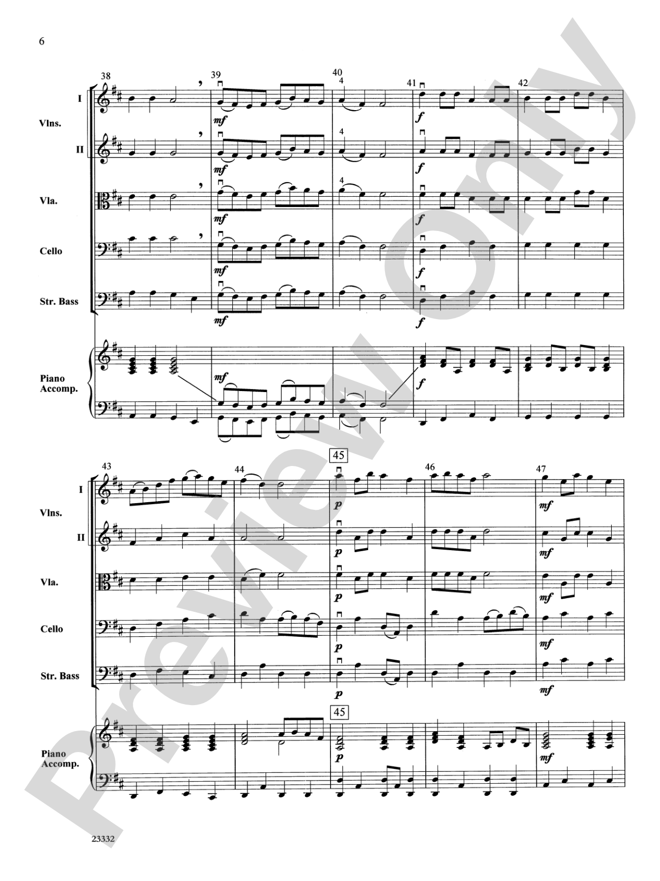 Scherzando: String Orchestra Conductor Score & Parts