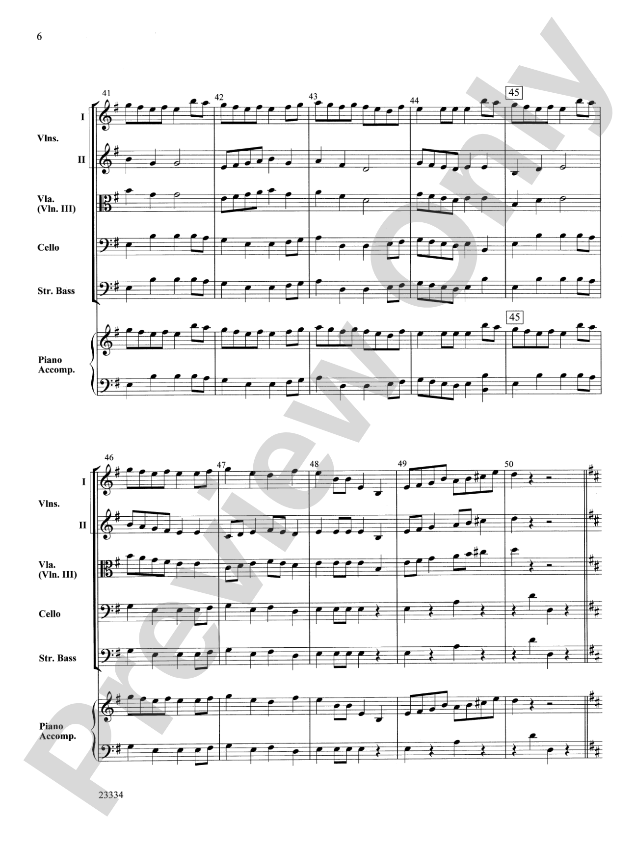 Dance of the Brewster Bears: String Orchestra Conductor Score & Parts