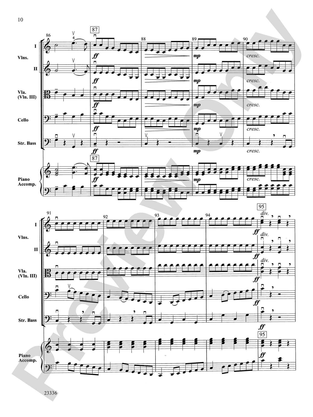 Symphony No. 3 - Eroica (4th Movement): String Orchestra Conductor Score & Parts