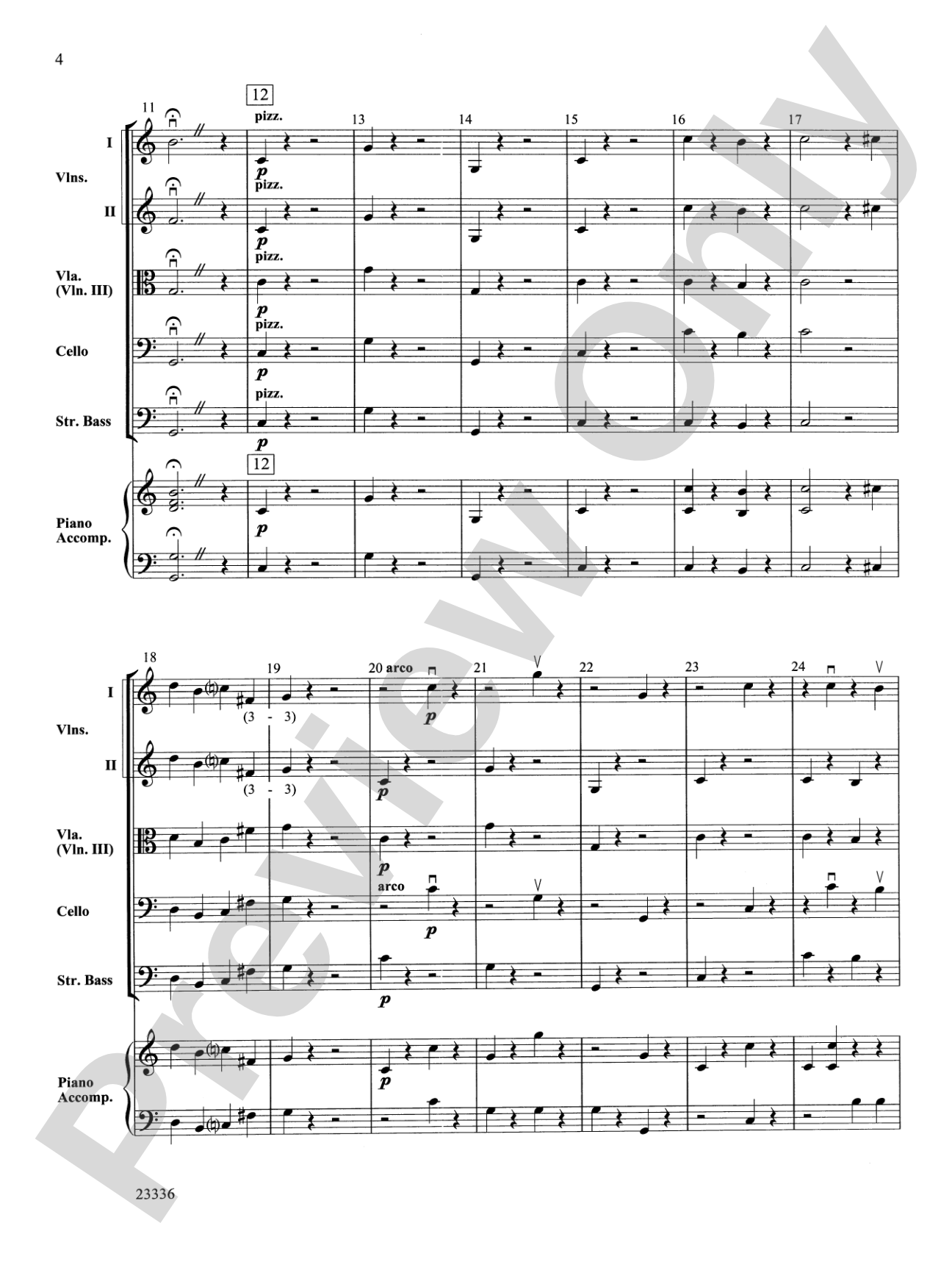 Symphony No. 3 - Eroica (4th Movement): String Orchestra Conductor Score & Parts