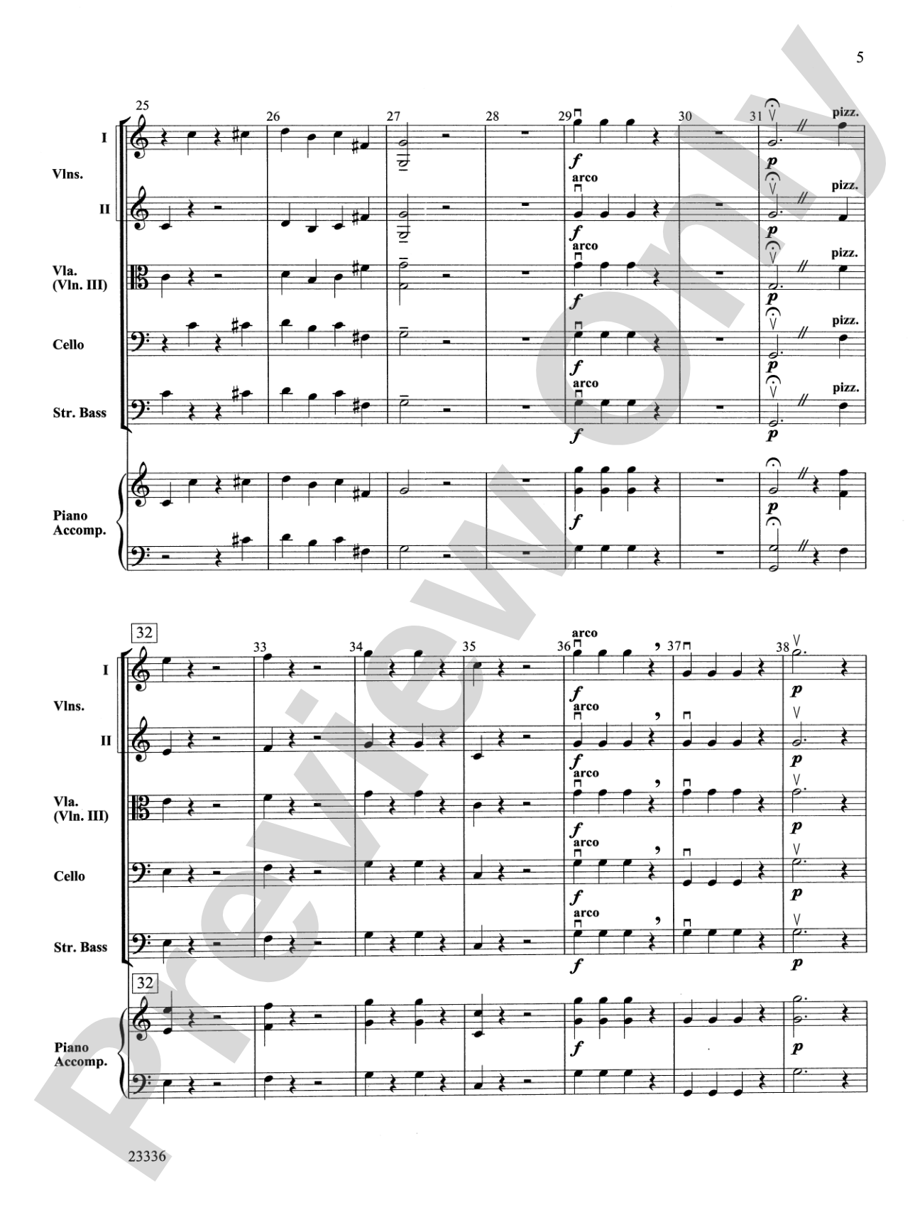 Symphony No. 3 - Eroica (4th Movement): String Orchestra Conductor Score & Parts