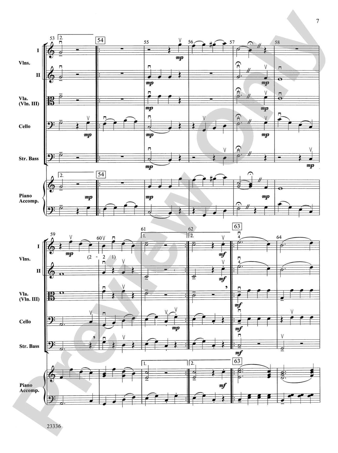 Symphony No. 3 - Eroica (4th Movement): String Orchestra Conductor Score & Parts