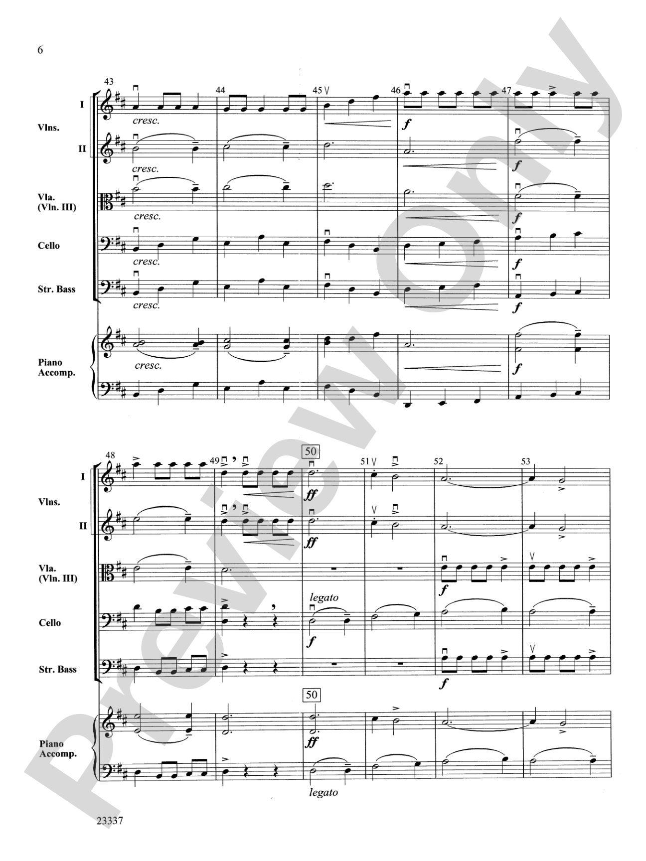 December Fanfare: String Orchestra Conductor Score & Parts