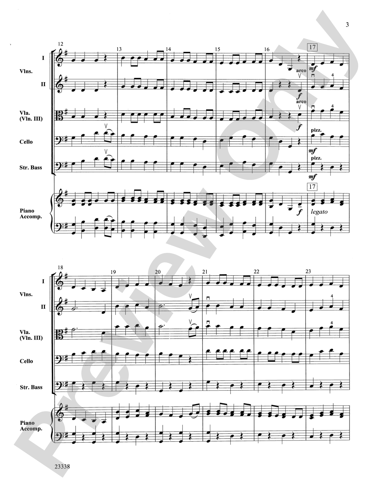 In Good Old Colony Times: String Orchestra Conductor Score & Parts