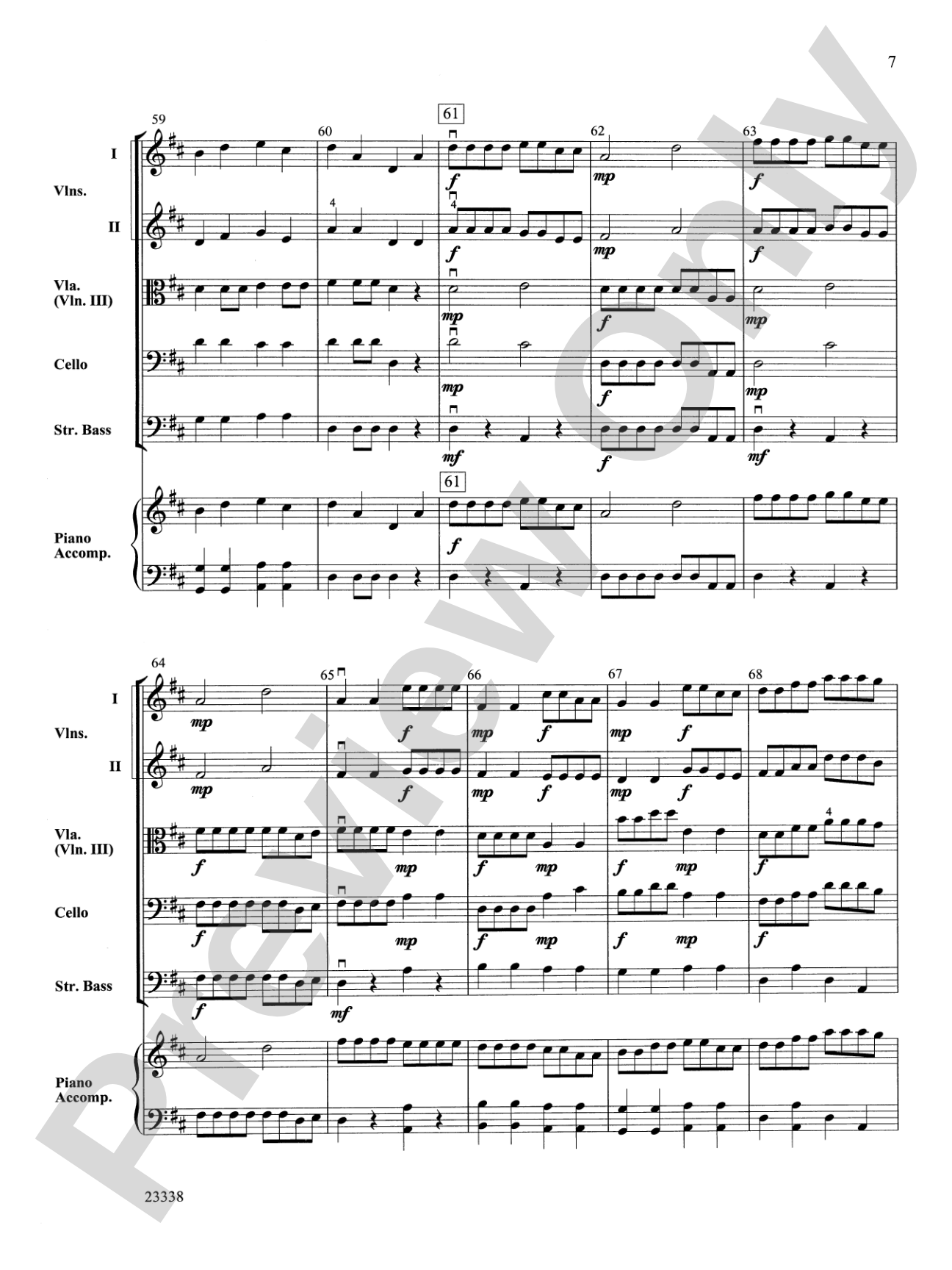 In Good Old Colony Times: String Orchestra Conductor Score & Parts