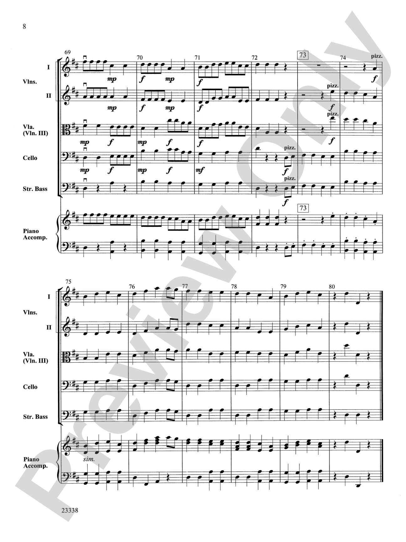 In Good Old Colony Times: String Orchestra Conductor Score & Parts