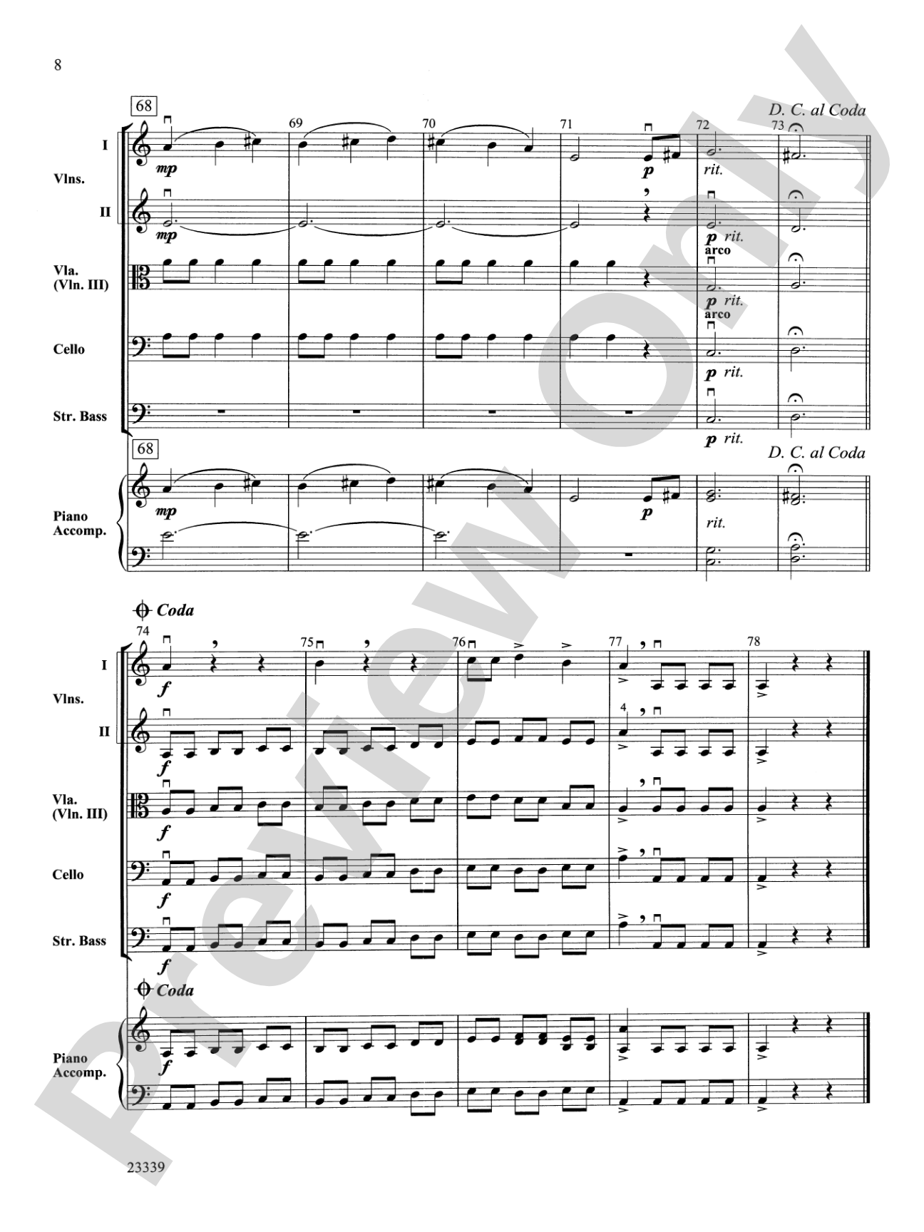 Nightrider: String Orchestra Conductor Score & Parts