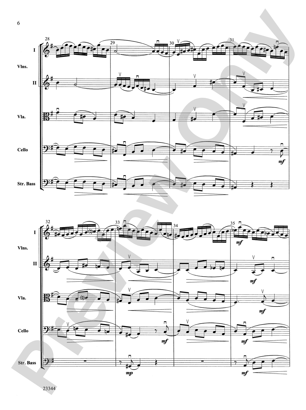 Sinfonia No. 7: String Orchestra Conductor Score & Parts