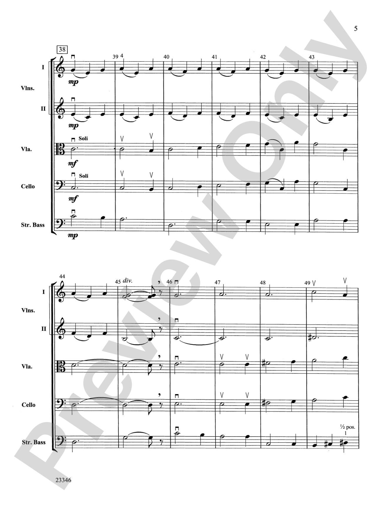 Let There Be Peace on Earth: String Orchestra Conductor Score & Parts